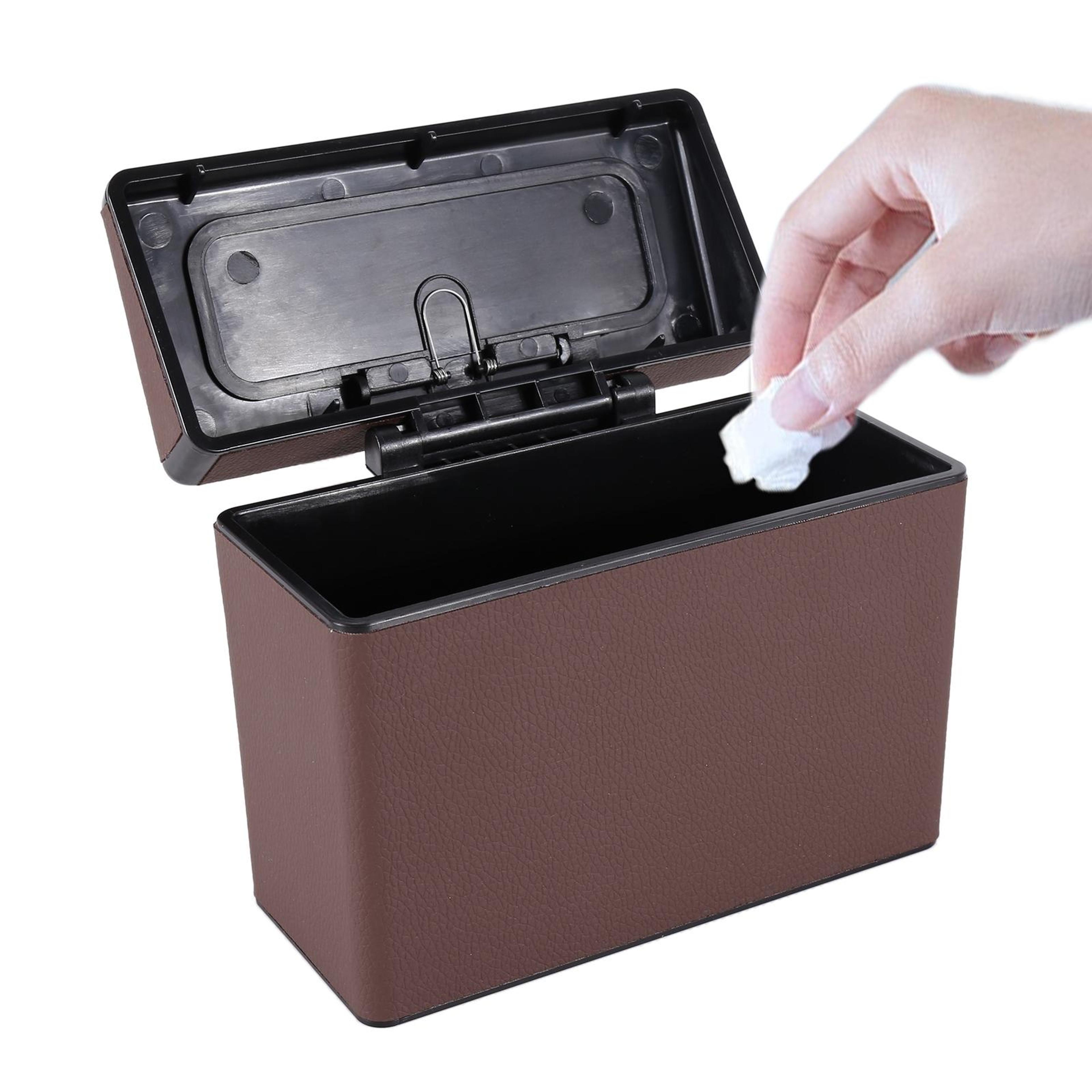 Leakproof Car Trash Can  Organizer With Flip Lid 9