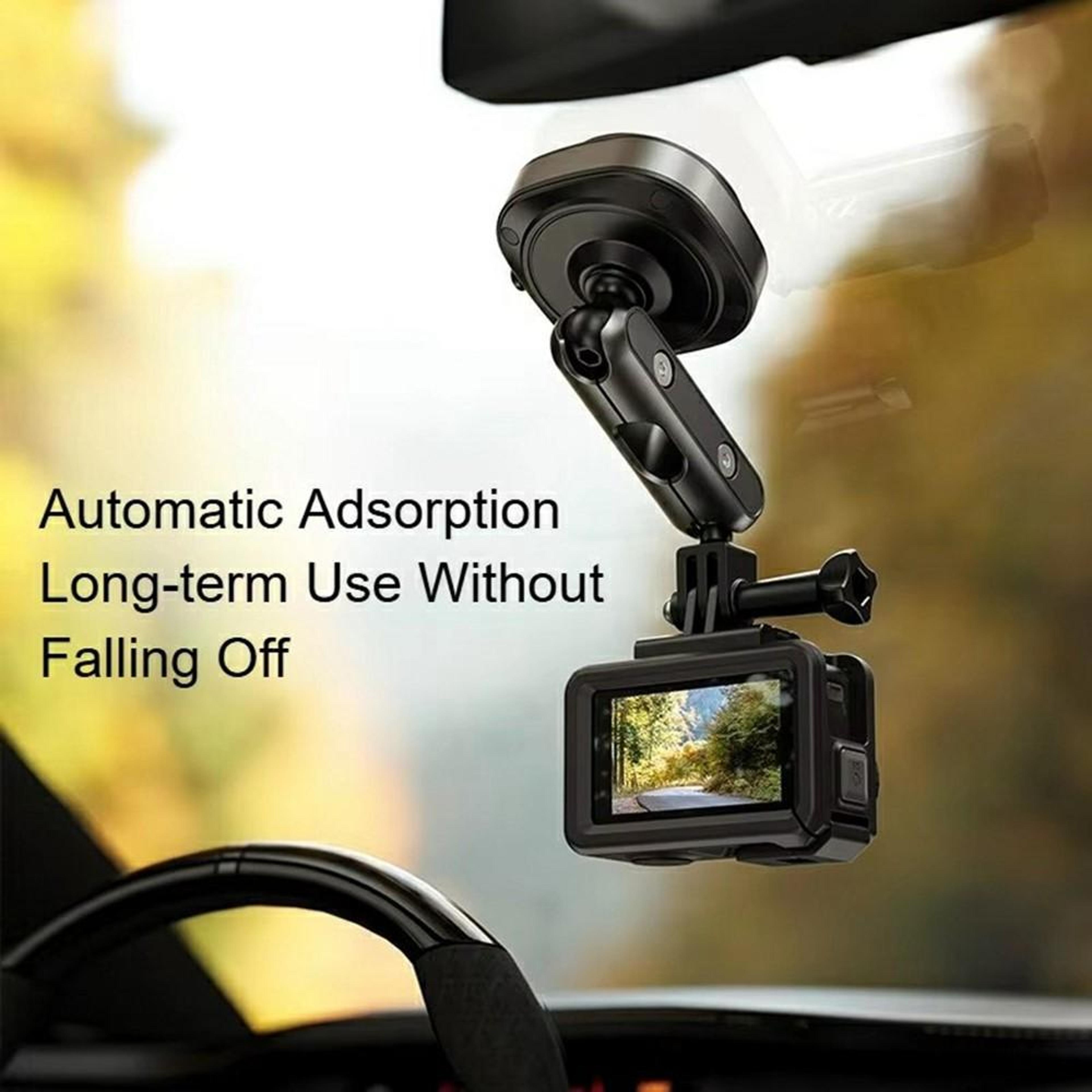 Electric Action Camera Car Mount With Vacuum Suction Cup  Aluminum Alloy Holder 1