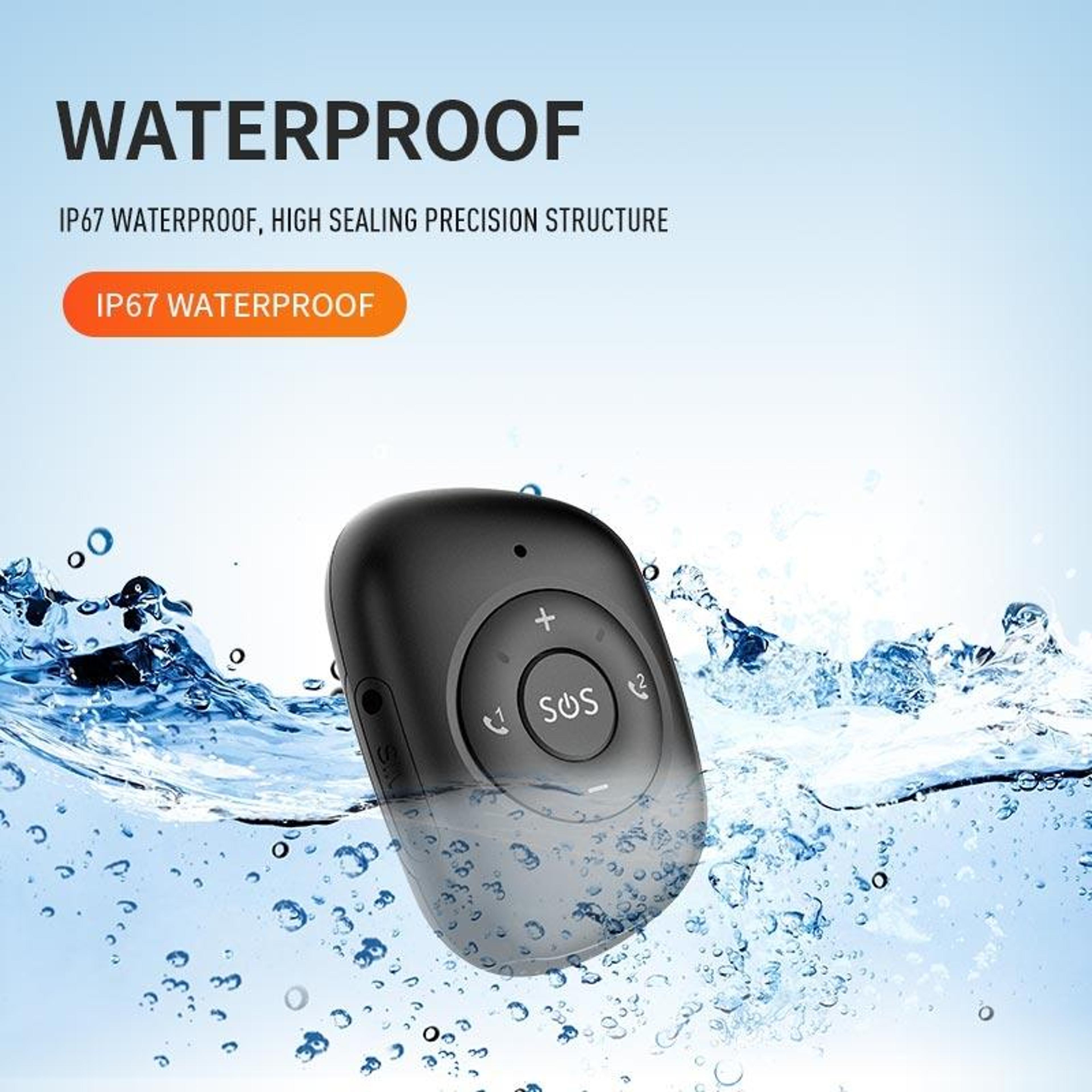 4G GPS Tracker Pendant With SOS Alert Fall Detection  Geo Fence For Seniors 4
