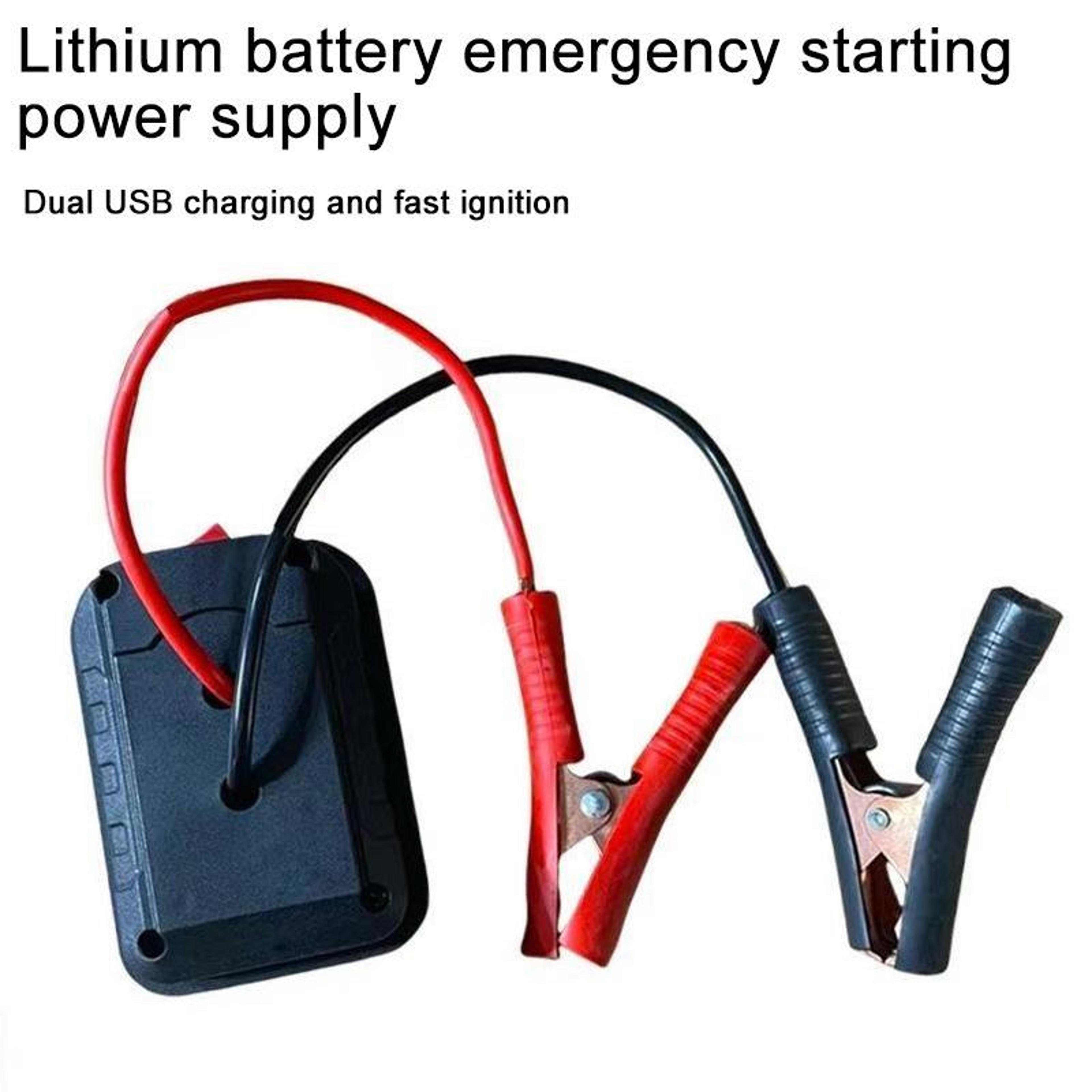 Portable Car Battery Jump Starter Adapter Cable 1