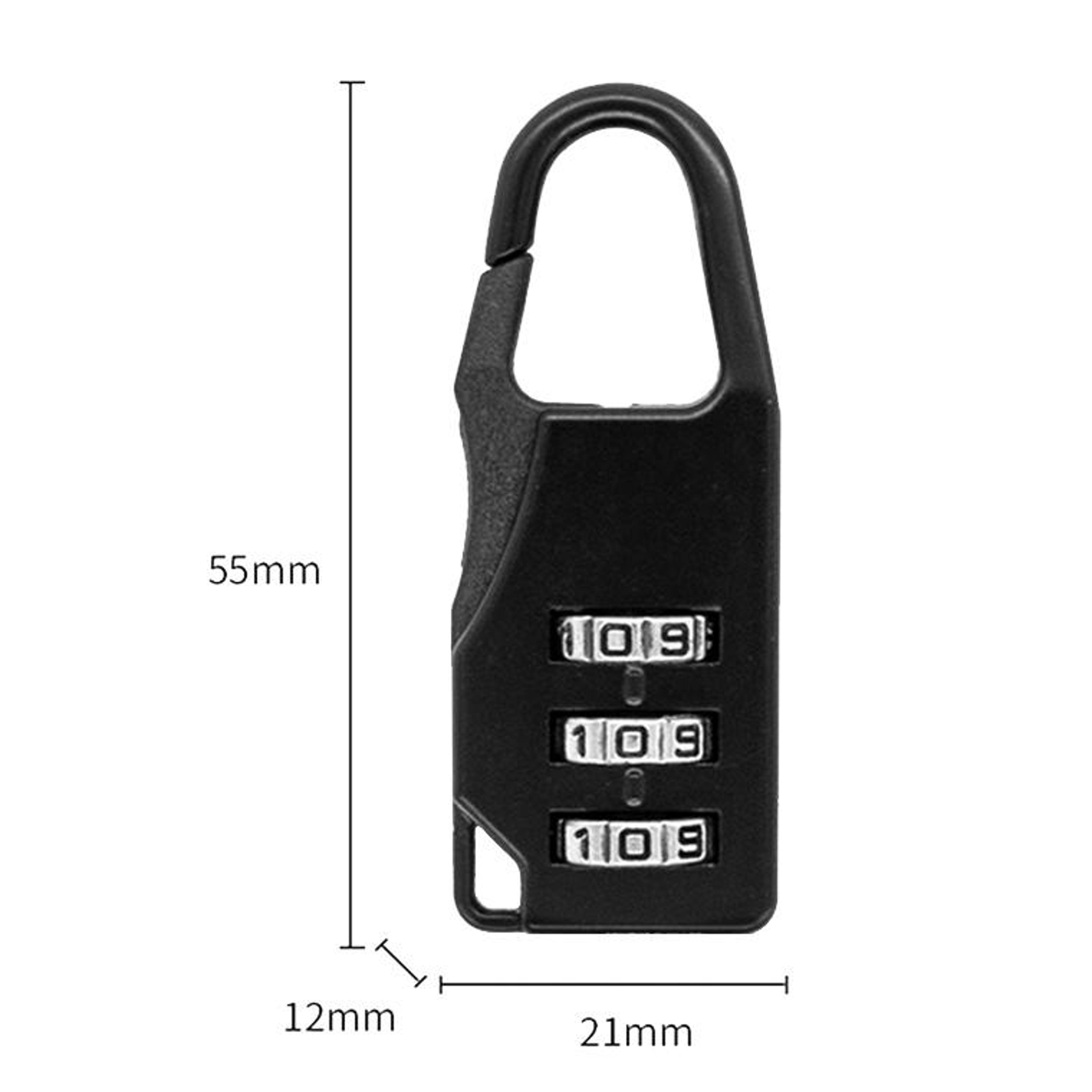 Zinc Alloy Combination Luggage Lock For Suitcases Backpacks  Lockers 1