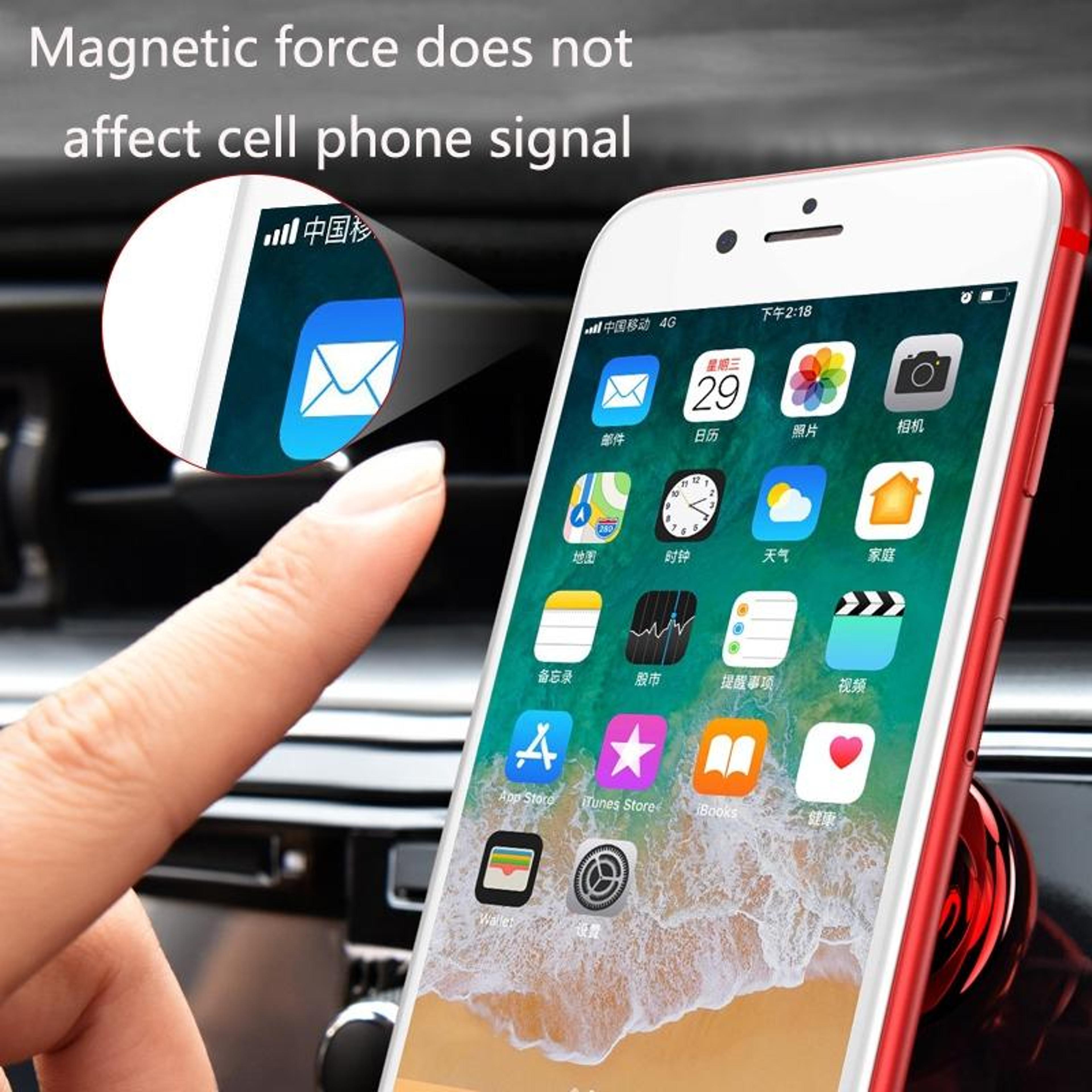 360 Magnetic Car Phone Holder With Strong Suction Mount 5