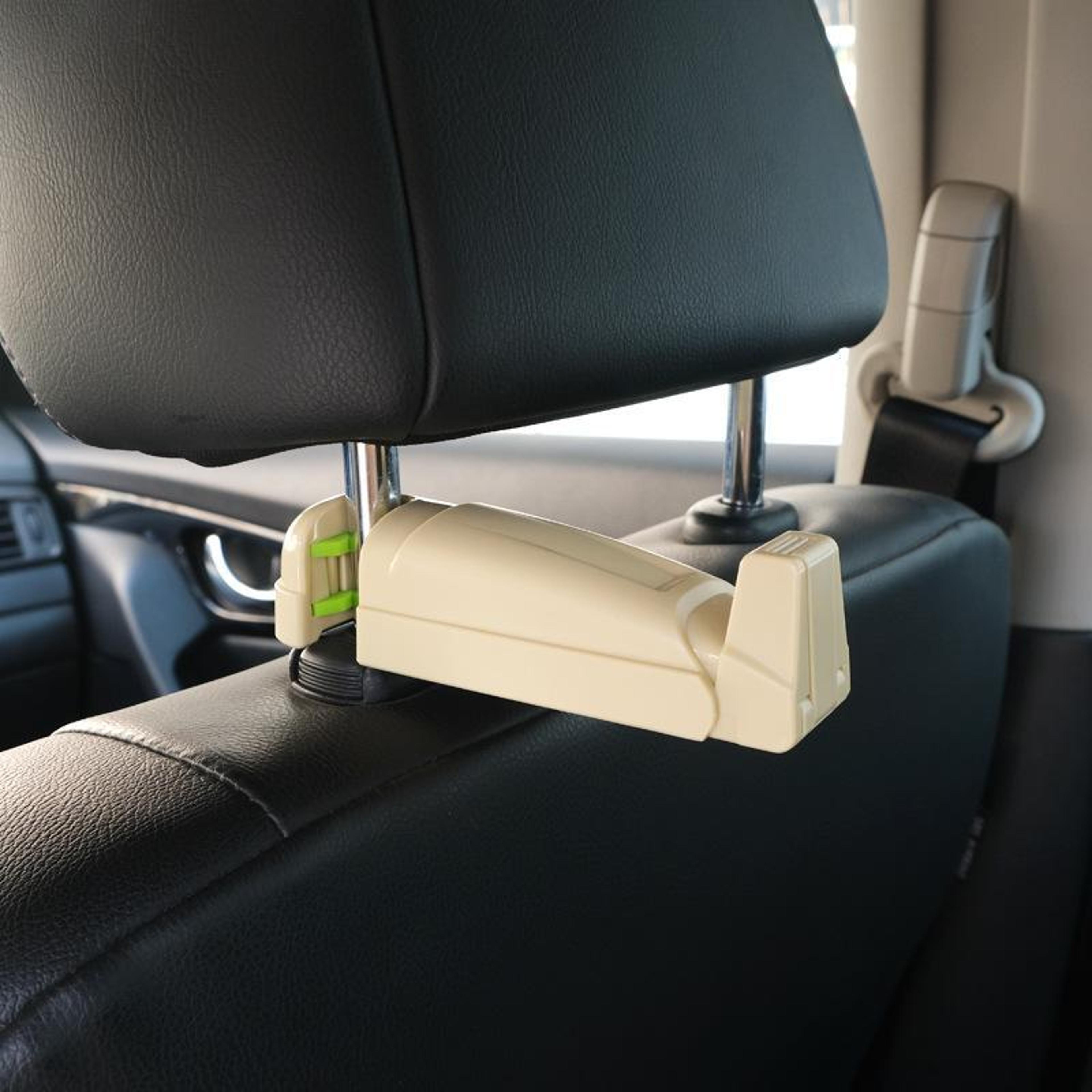 Hidden Hook Car Phone Holder Extendable Headrest Mount For Smartphones 5
