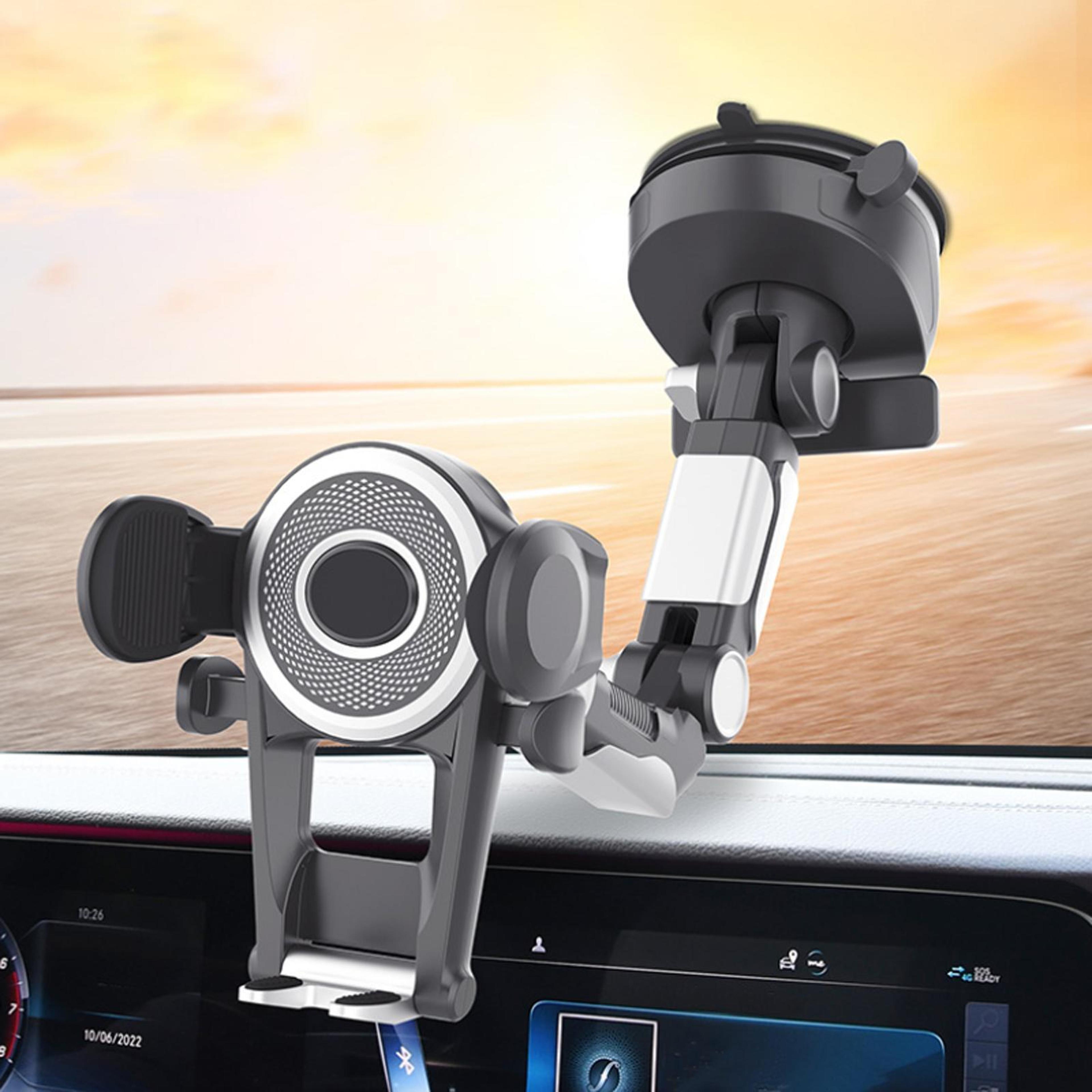 360 Rotating Car Phone Holder With Suction Cup Mount  Temporary Parking Number Display 0