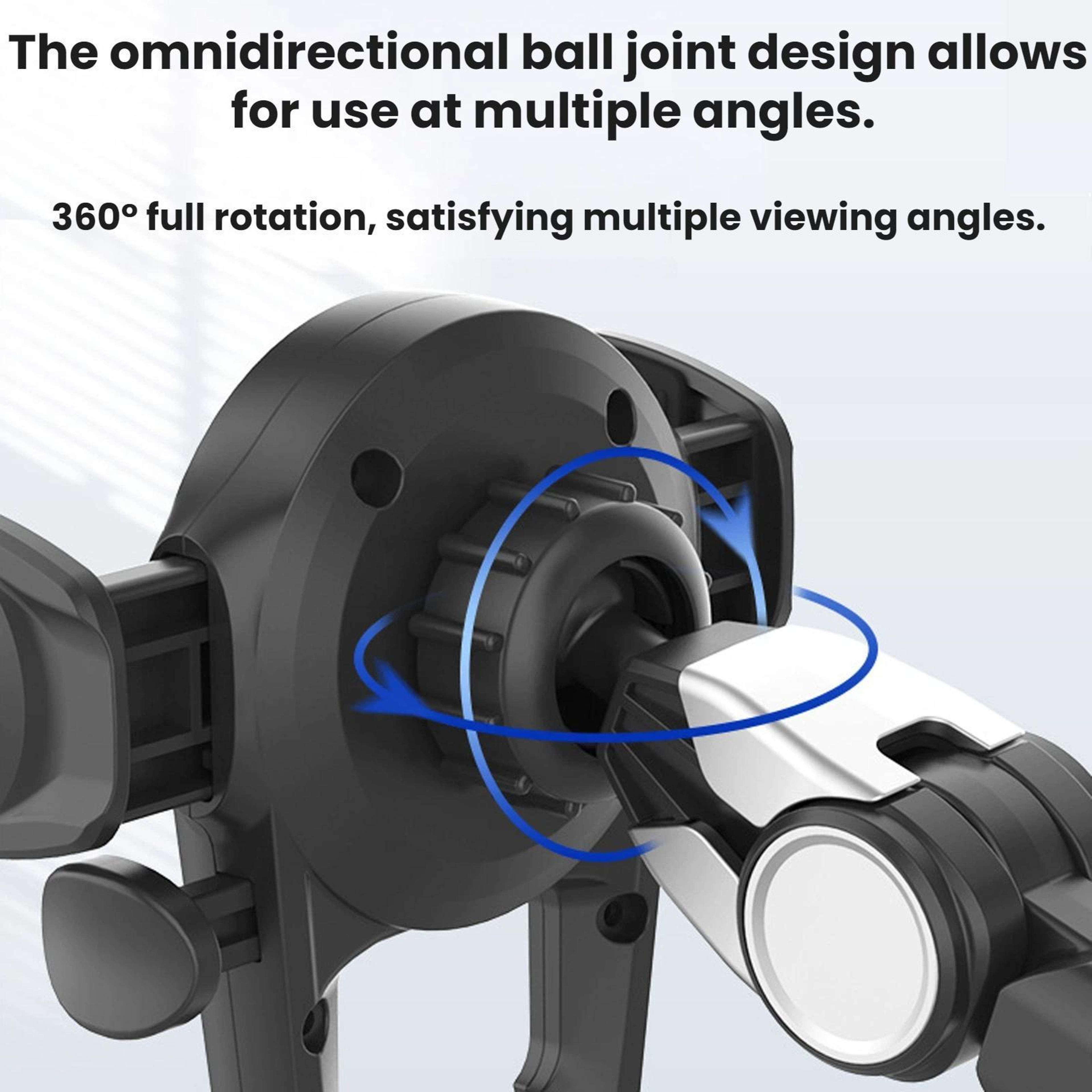 360 Rotating Car Phone Holder With Suction Cup Mount  Temporary Parking Number Display 8