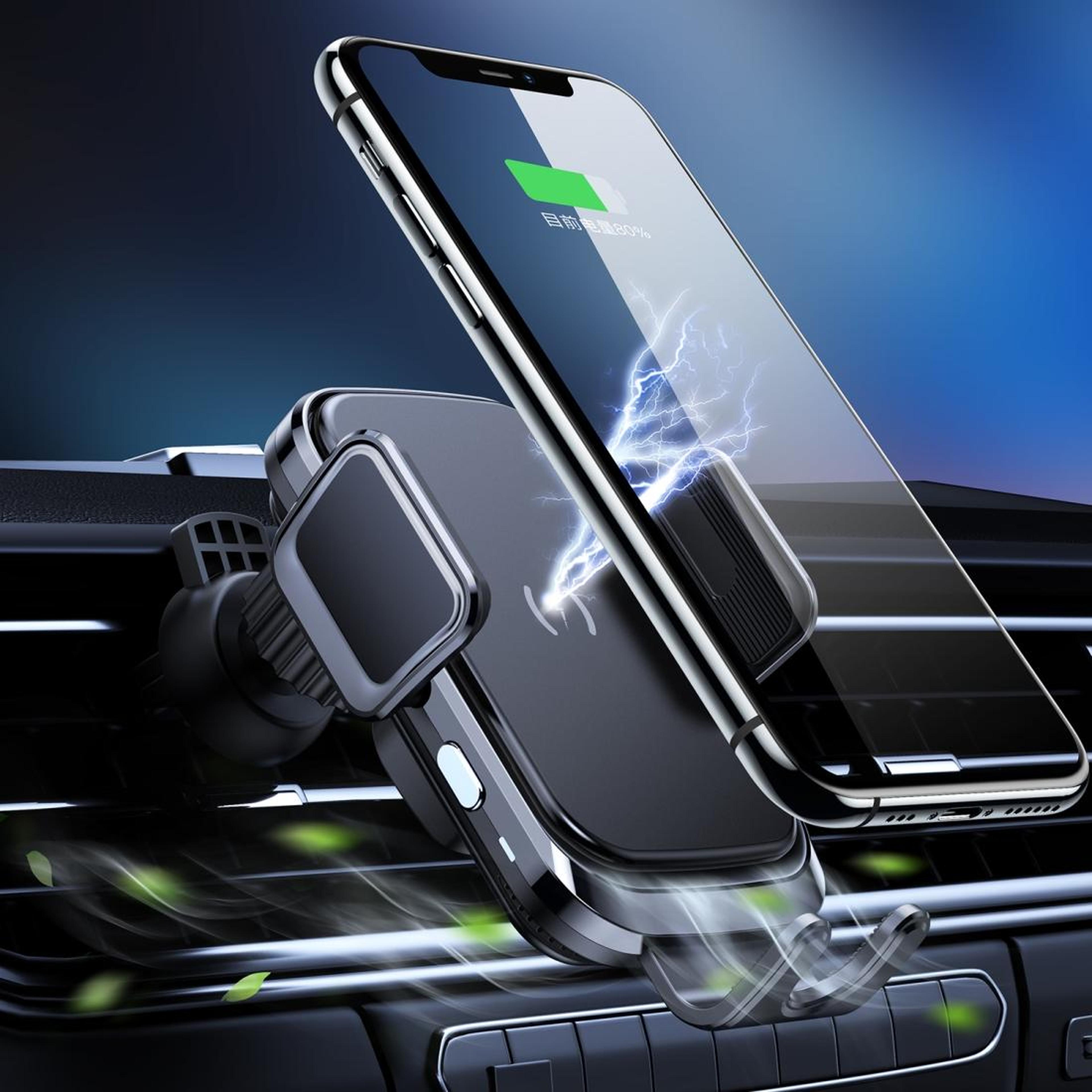 X7 Wireless Car Charger Mount With Gravity Auto Lock Dashboard Phone Holder 8