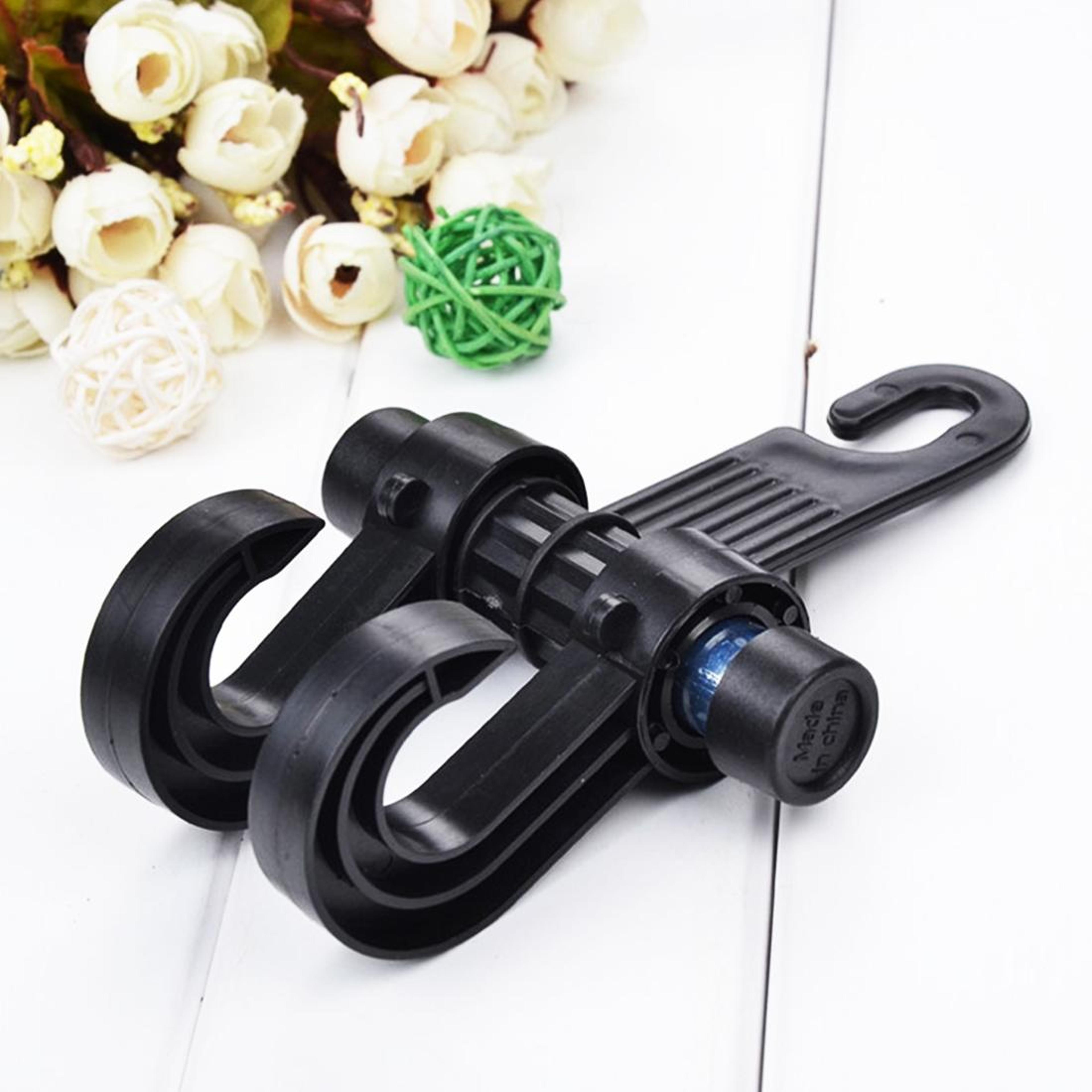 2PCS Universal Car Seat Headrest Hook Organizer For Bags Groceries  Handbags 1