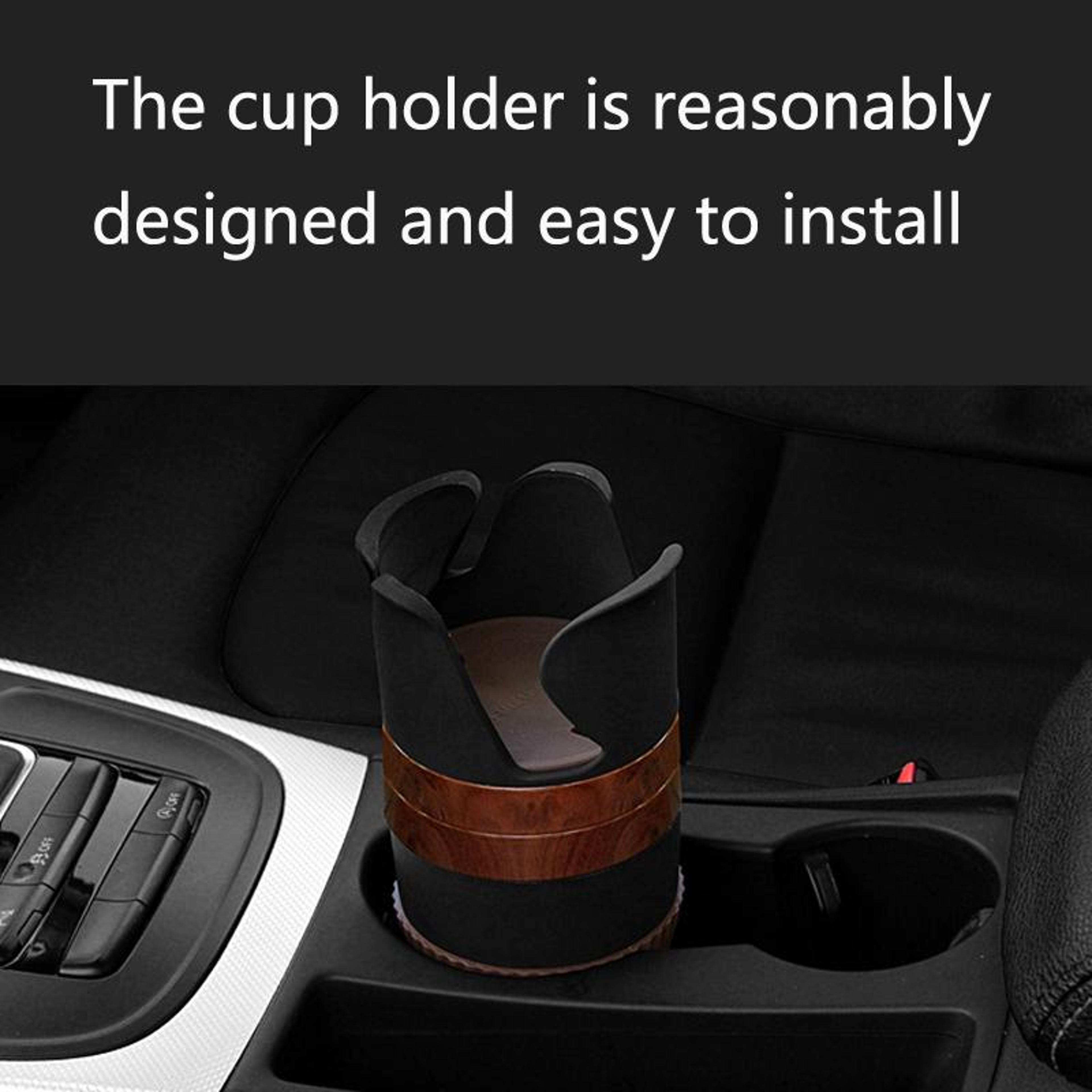 360 Rotating Car Air Vent Cup Holder  Phone Storage Organizer 5