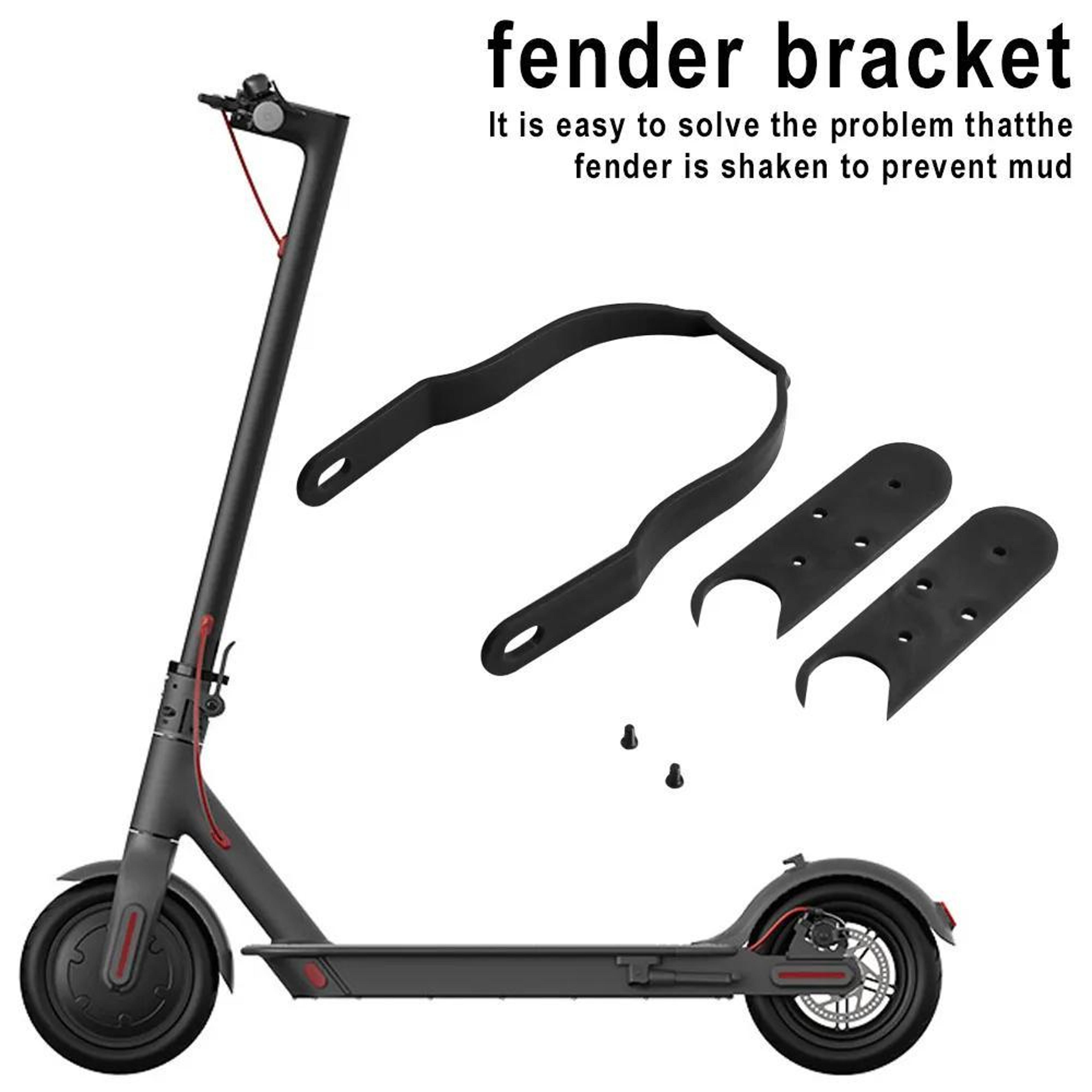 Electric Scooter Rear Fender Support Bracket With Gap Cover Protector 2