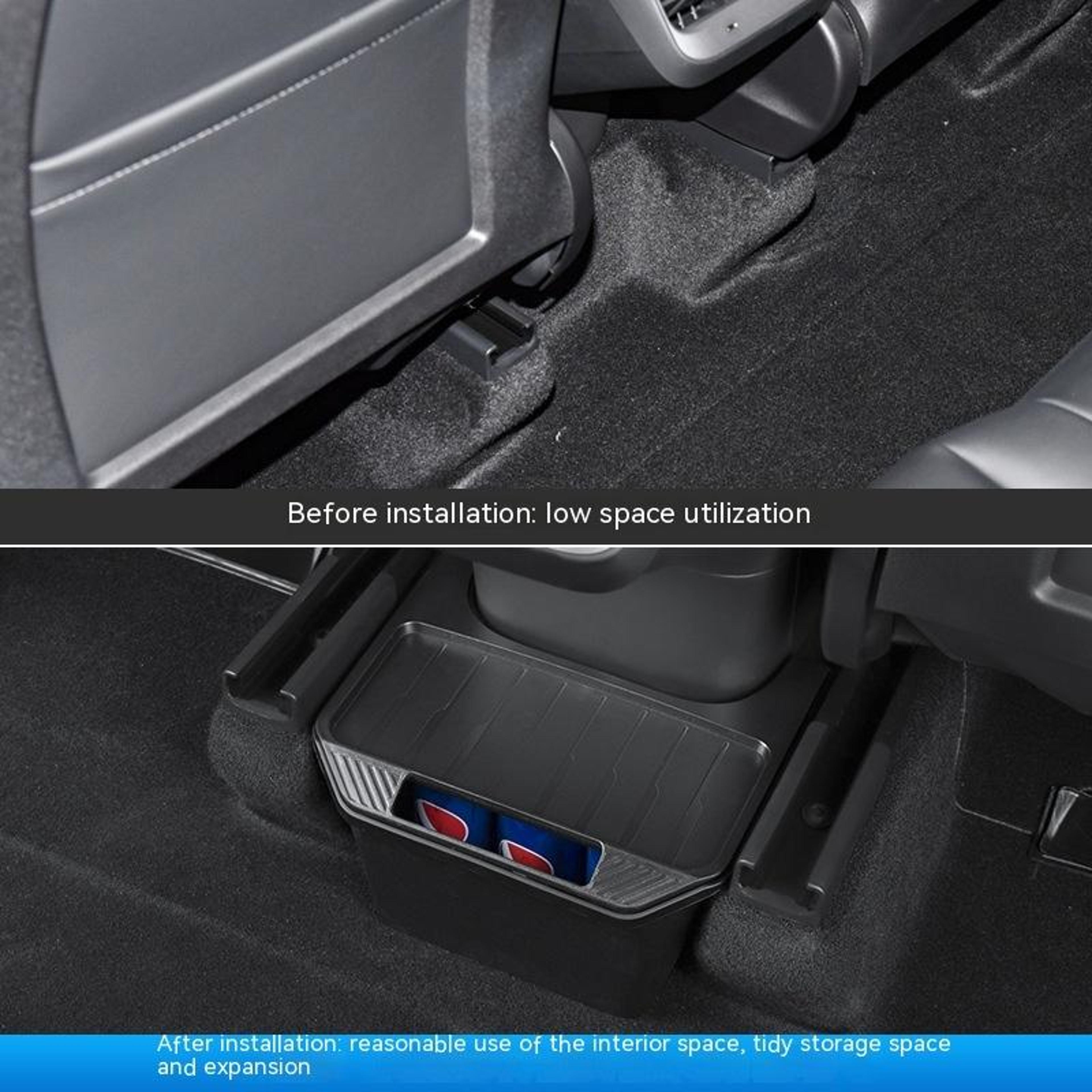 Tesla Model Y Rear Console Trash Bin  Storage Organizer With Lid 6