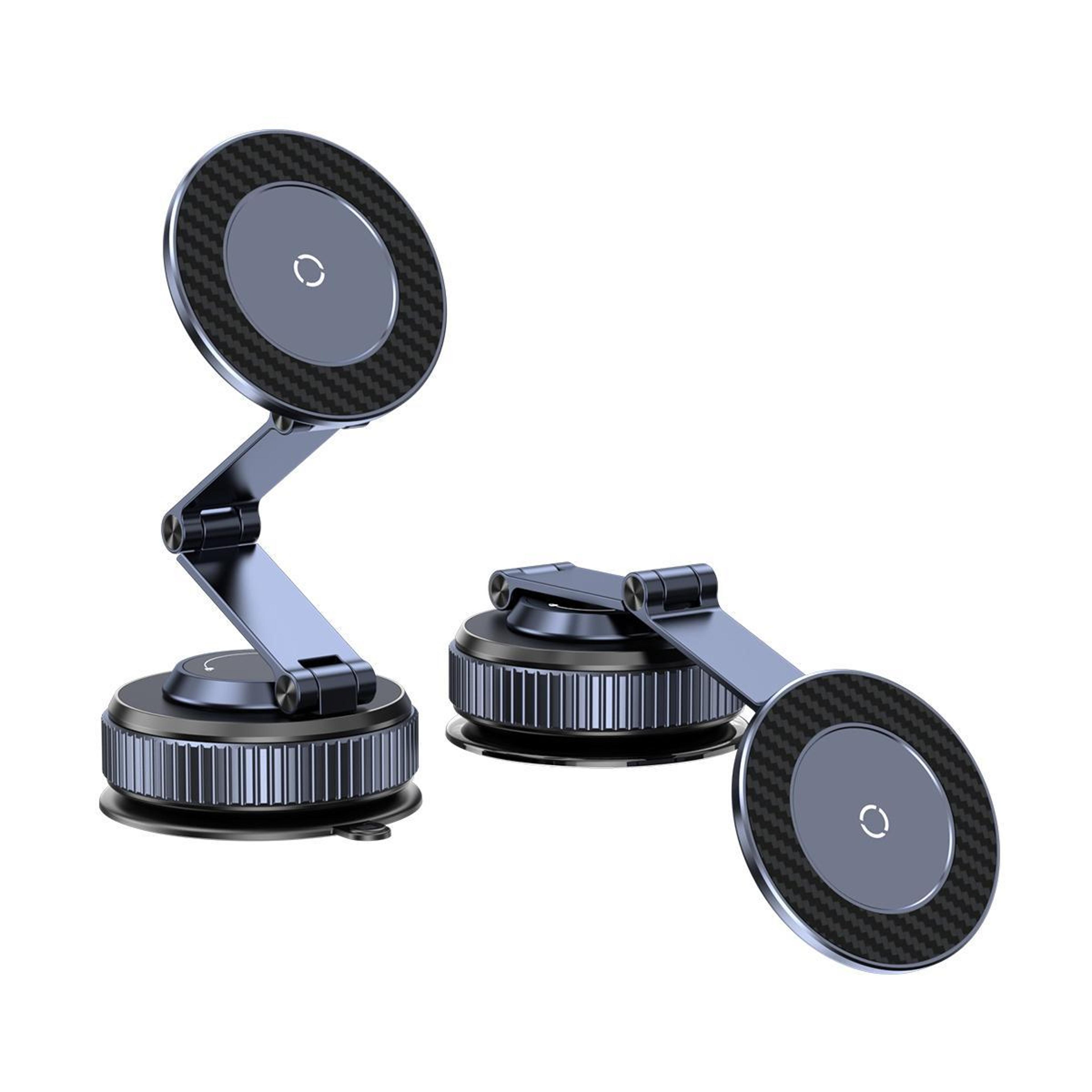 360 Magnetic Car Phone Mount With Vacuum Suction Cup Holder 1
