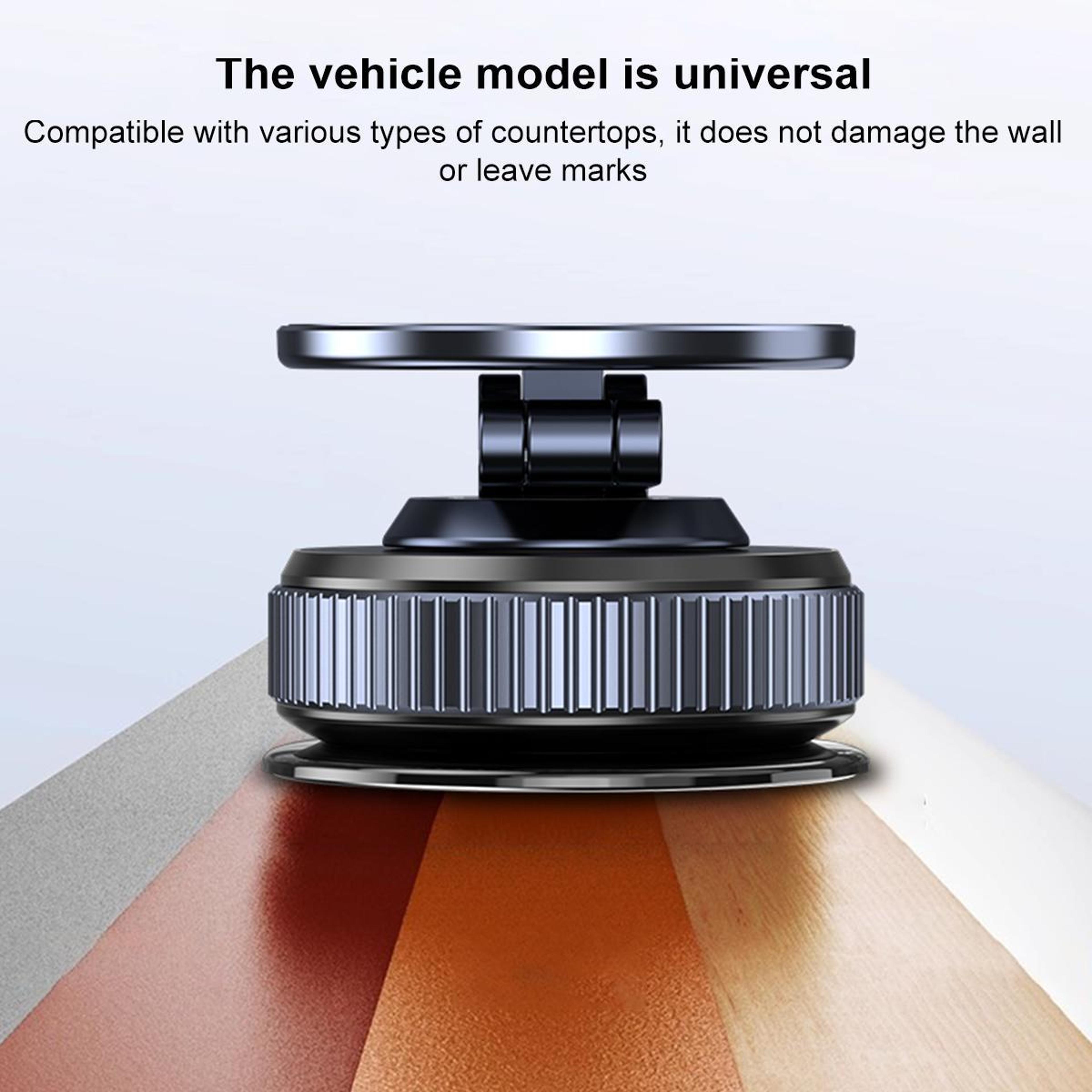360 Magnetic Car Phone Mount With Vacuum Suction Cup Holder 6