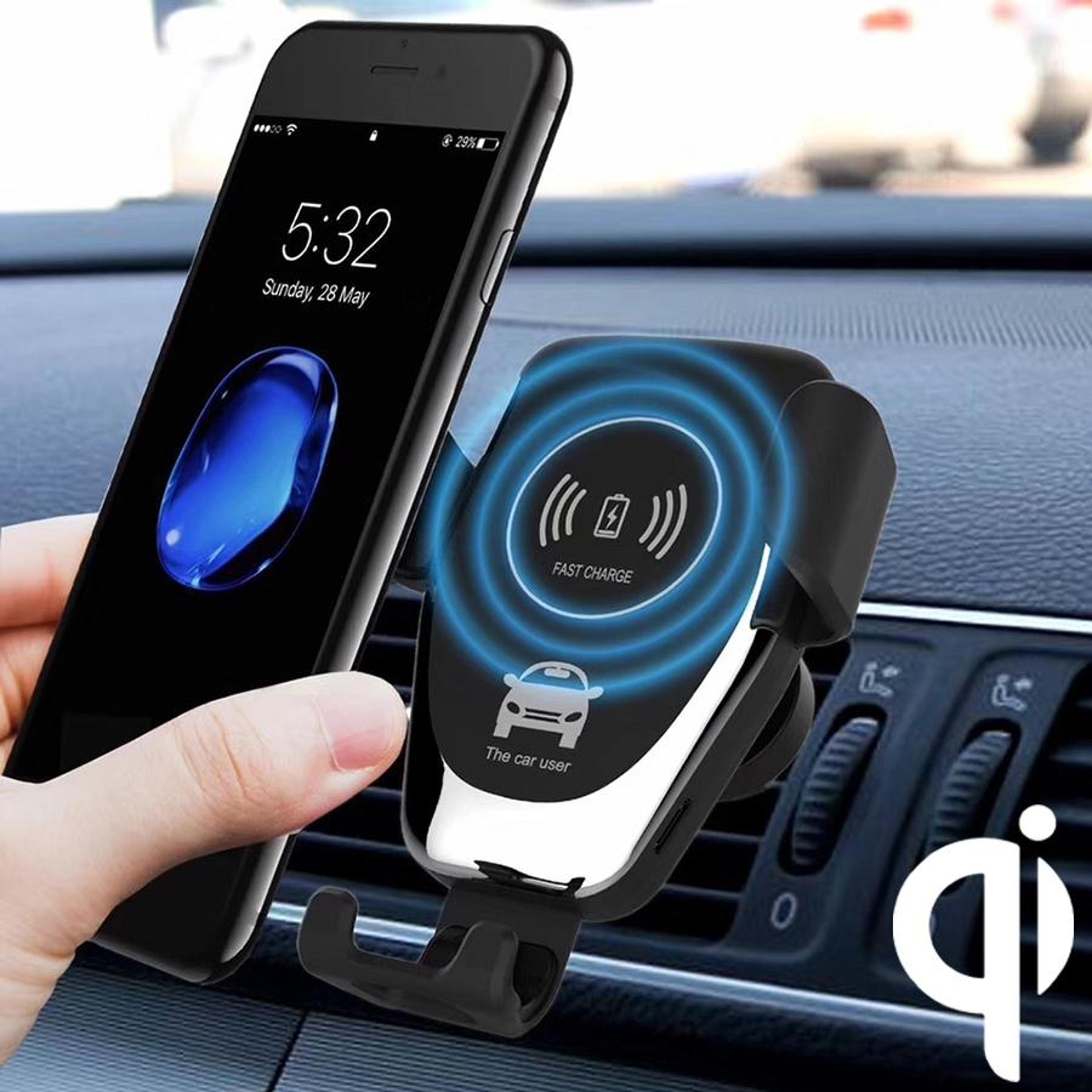 Magnetic Grip Gravity Wireless Car Charger Mount For Safe HandsFree Driving 0