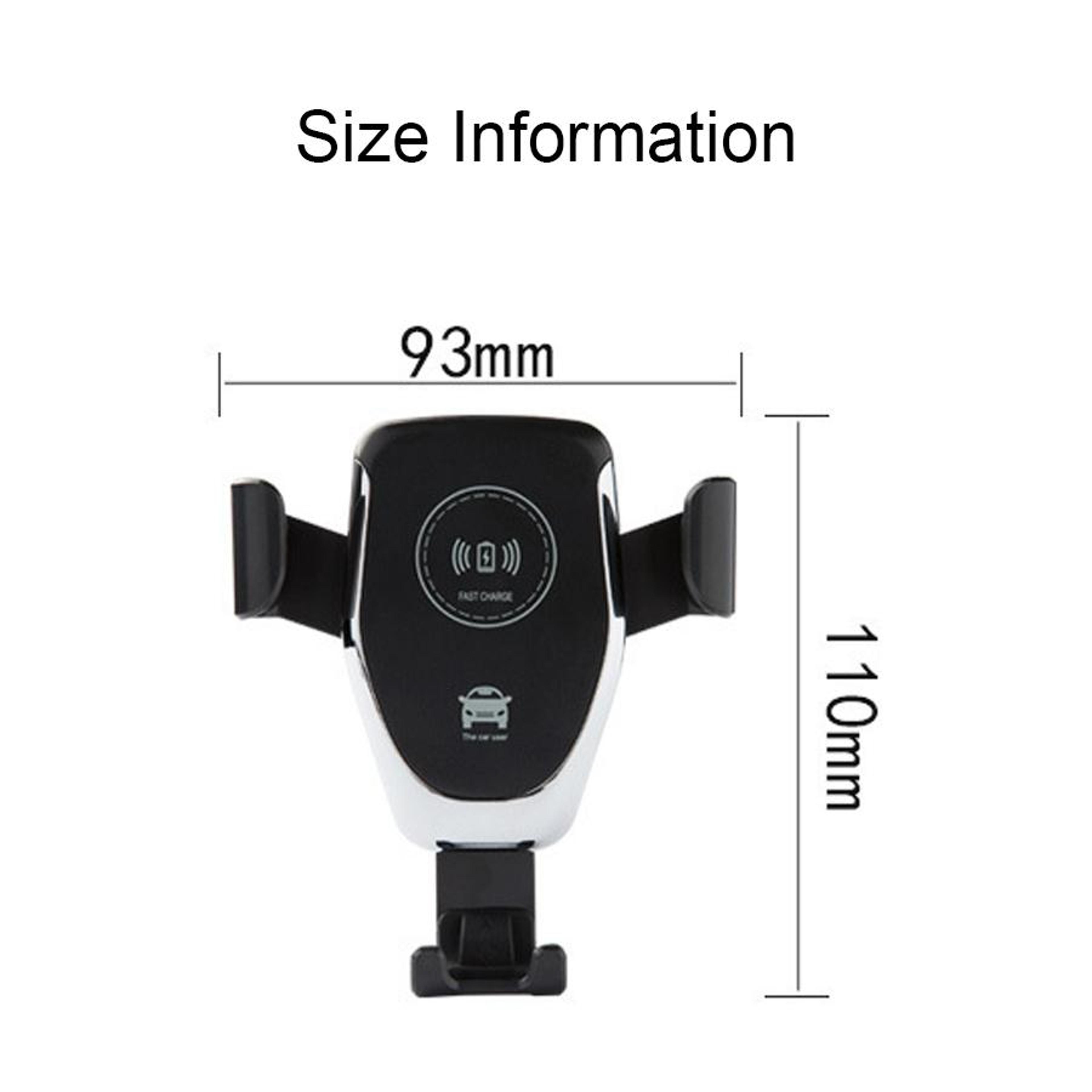 Magnetic Grip Gravity Wireless Car Charger Mount For Safe HandsFree Driving 2