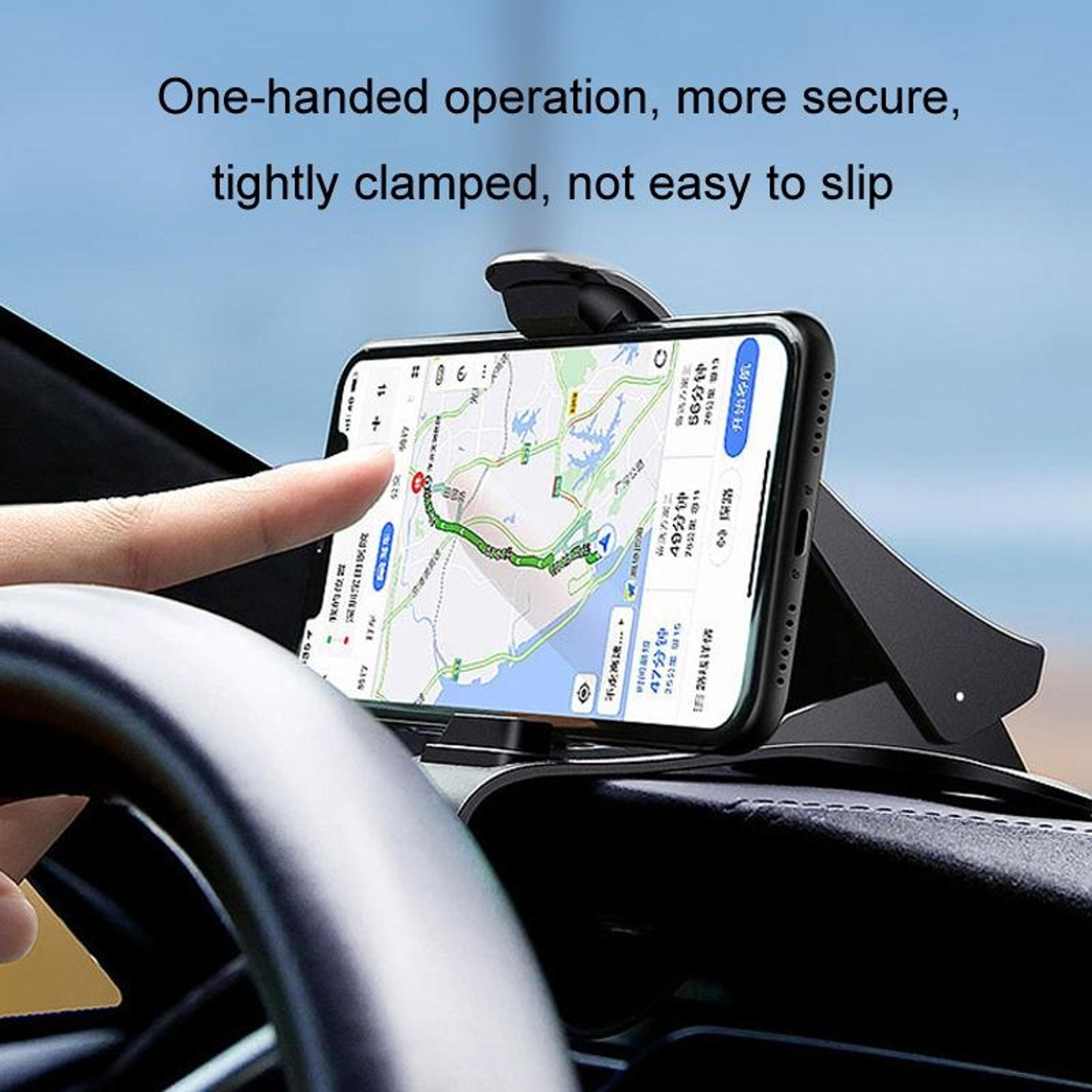 Adjustable Car Phone Mount Dashboard Holder For Safe OneHand Navigation  Driving 3