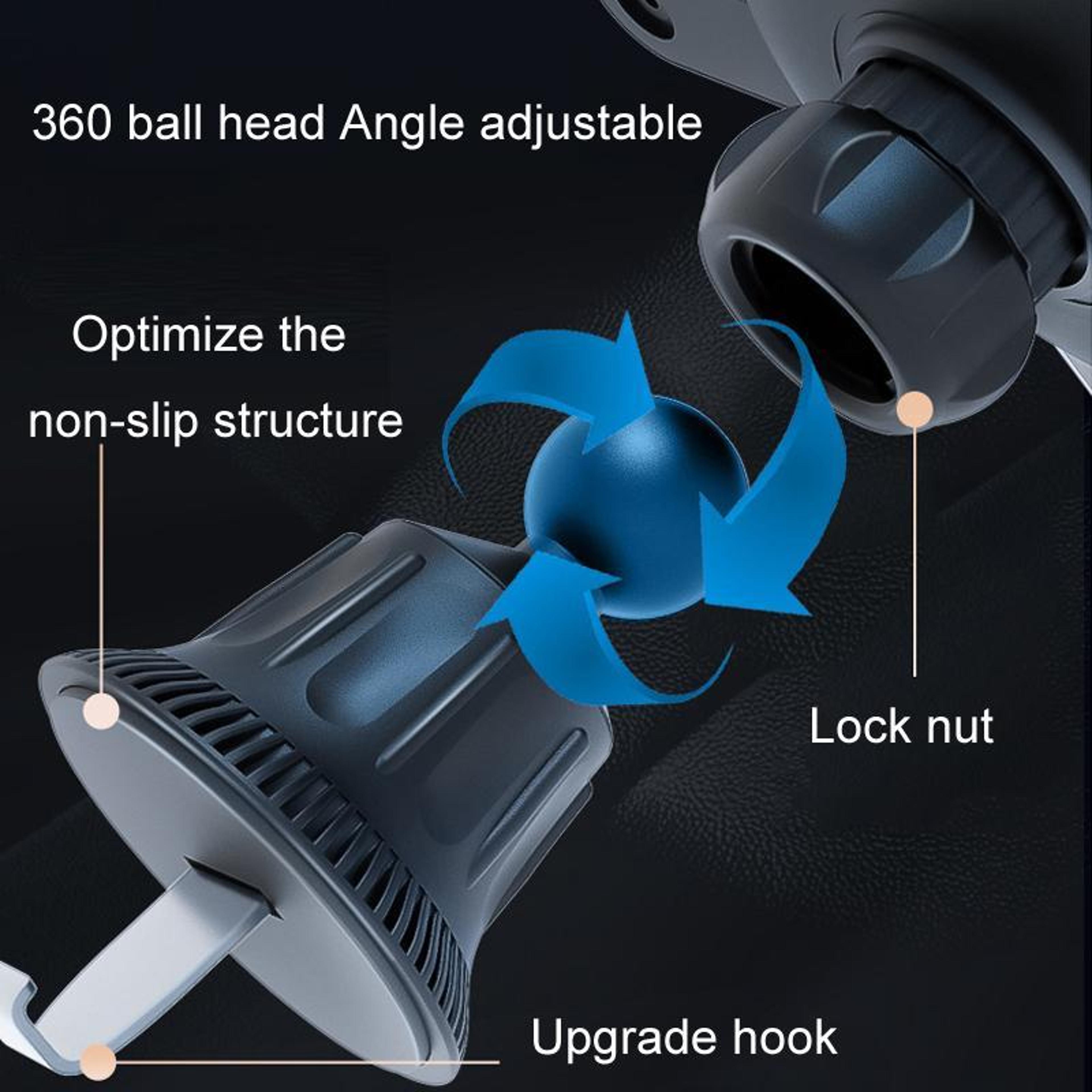 15W Fast Wireless Car Charger Mount With SnapOn Air Vent Holder  360 Rotation 6