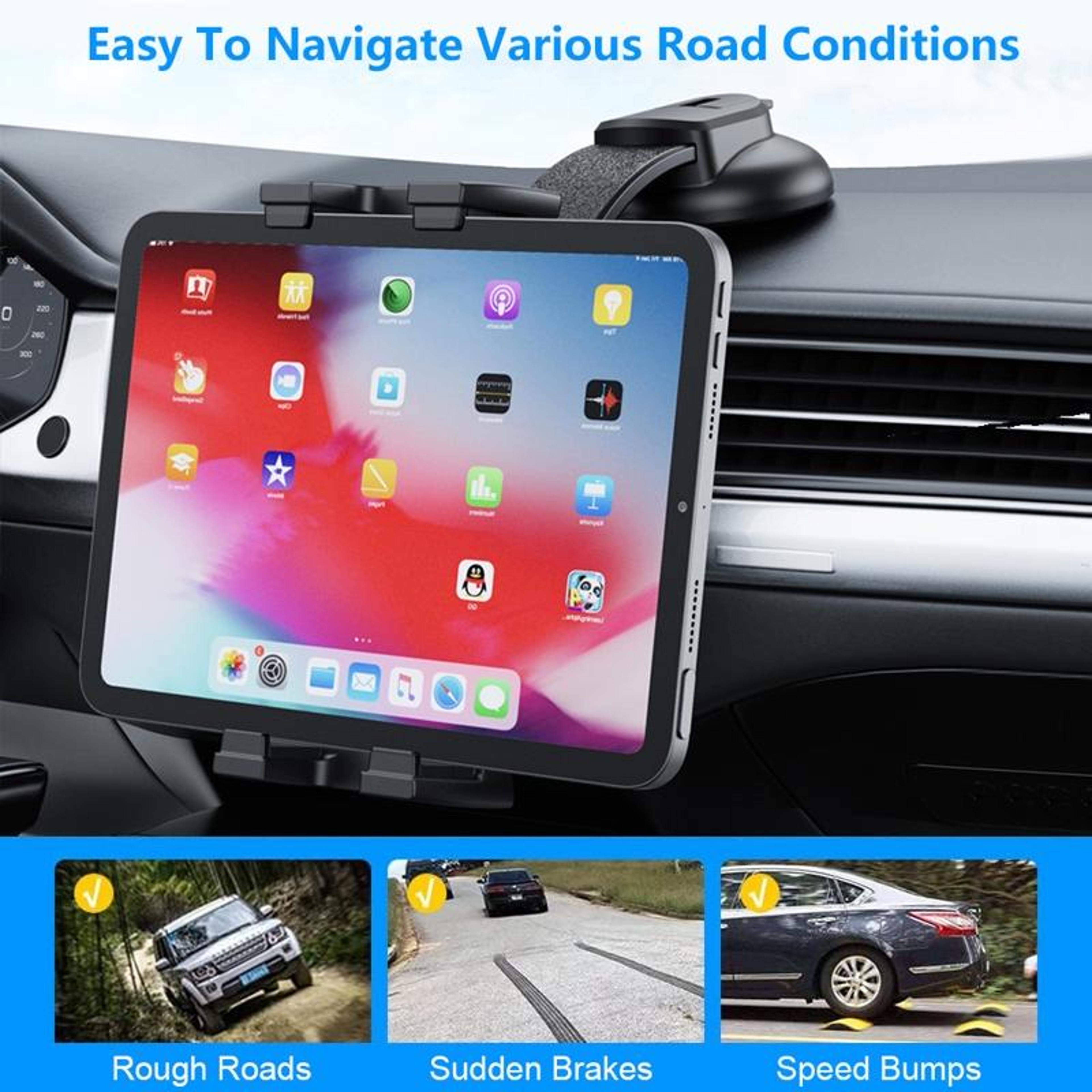 Universal Car Tablet Holder With 360 Suction Mount For IPad  Smartphones 2