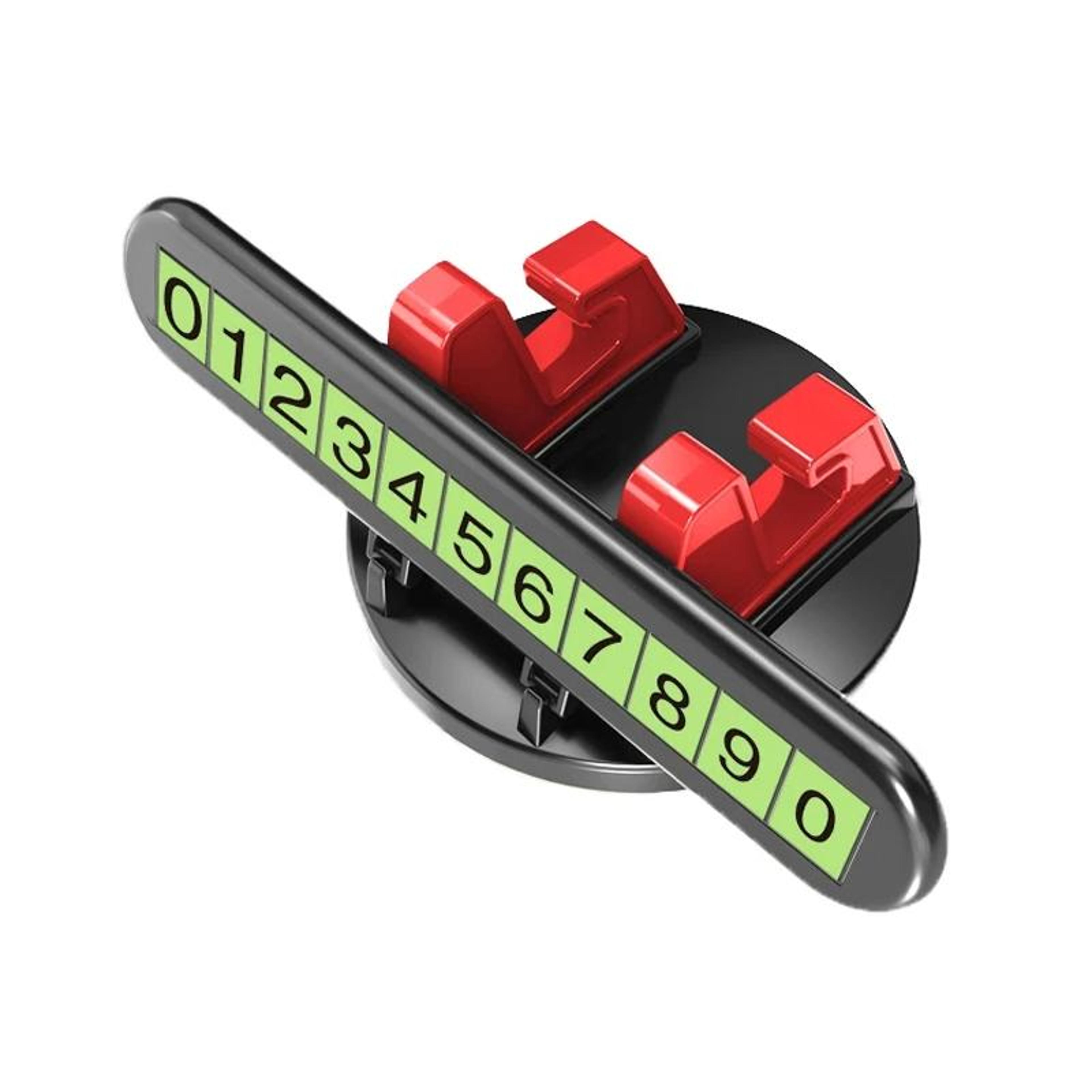 2in1 Car Phone Holder  Temporary Parking Number Plate Dashboard Mount 11
