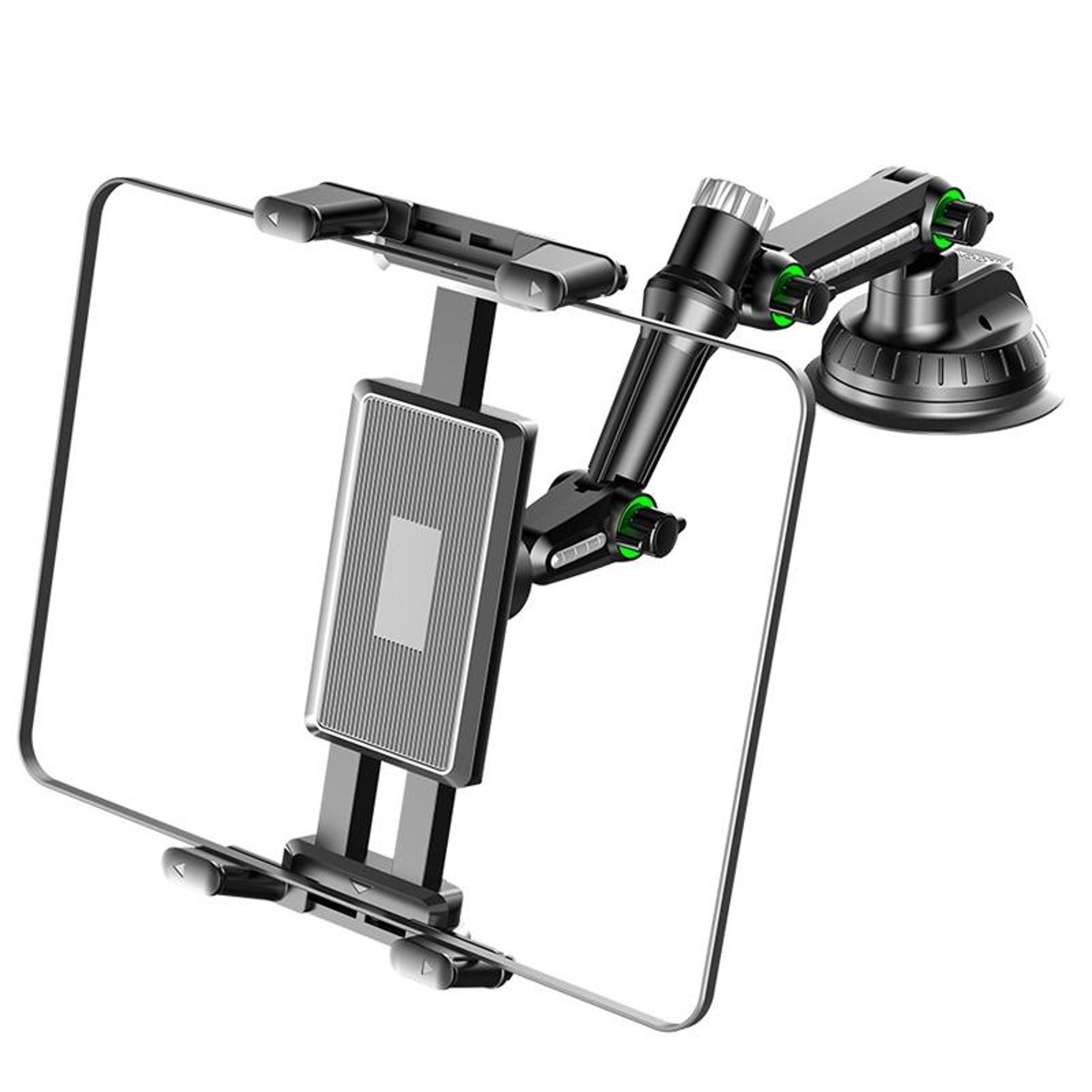 universal car phone holder with vacuum suction cup for phones and tablets