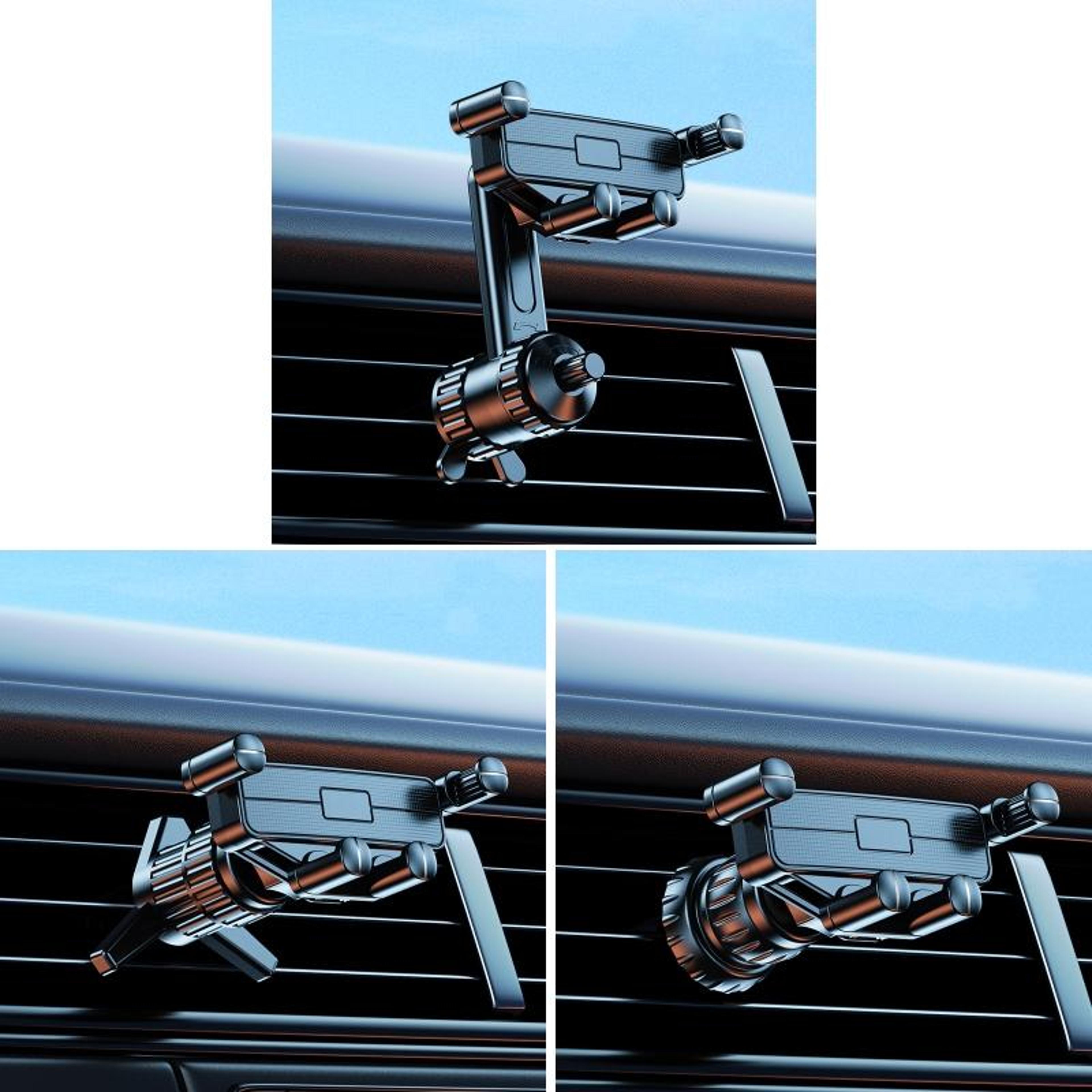 Gravity Lock Car Phone Holder Air Vent Mount For Secure Hands Free Navigation 1