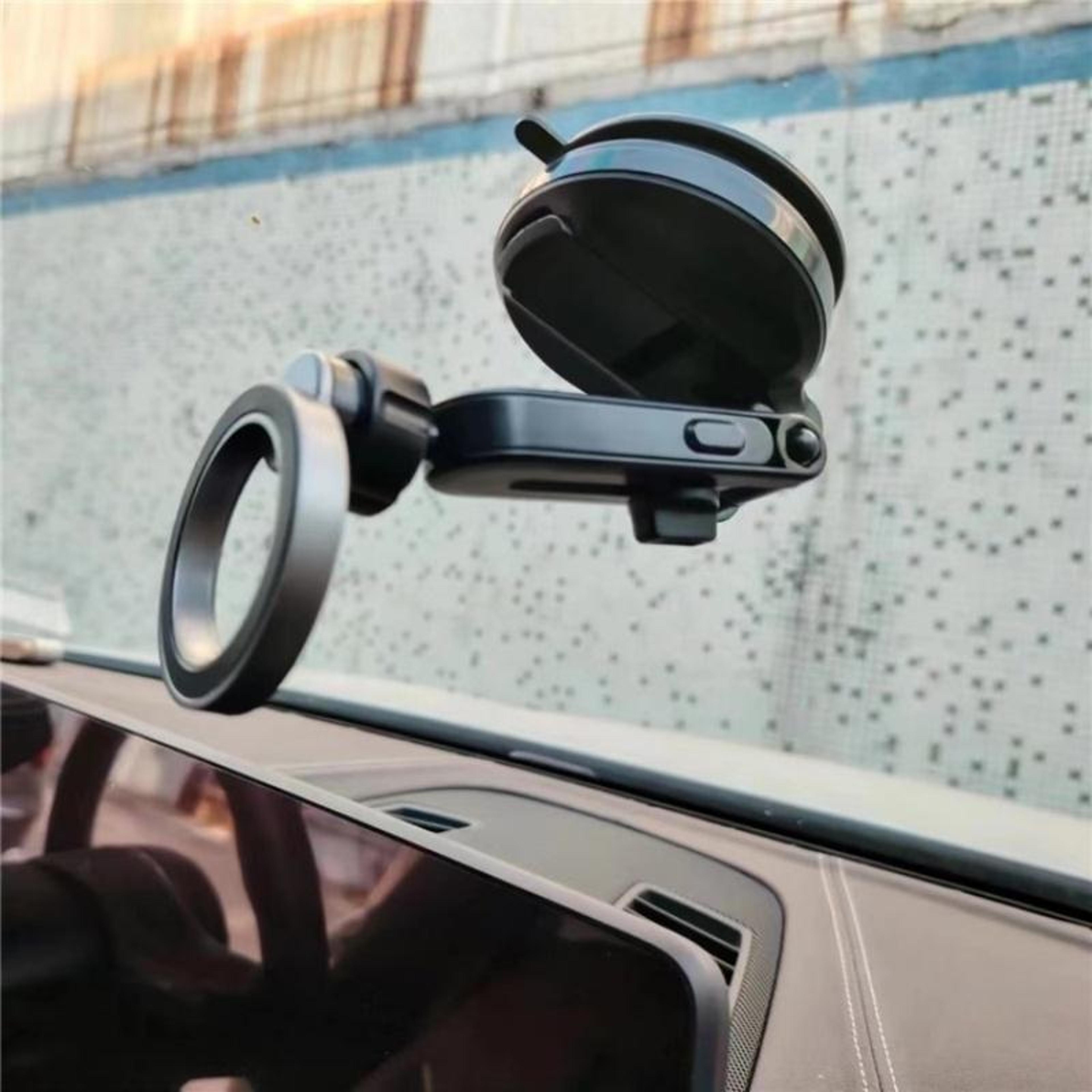 Magnetic Car Phone Holder For Dashboard And Windshield With Strong Suction Cup Mount 2