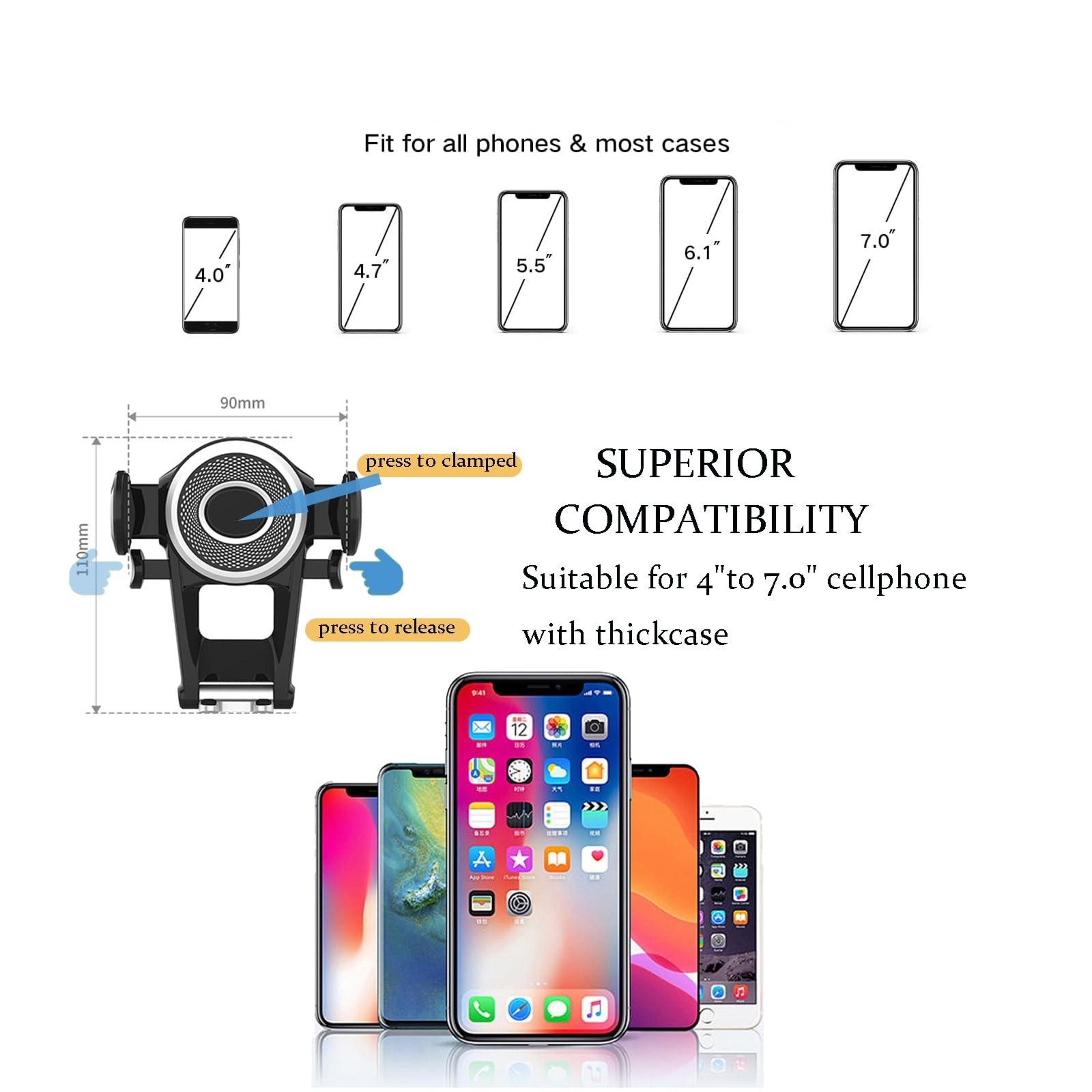 Universal Car Cup Phone Holder Adjustable 360 Rotating Car Phone Mount For 4 To 7 Inch Smartphones 4