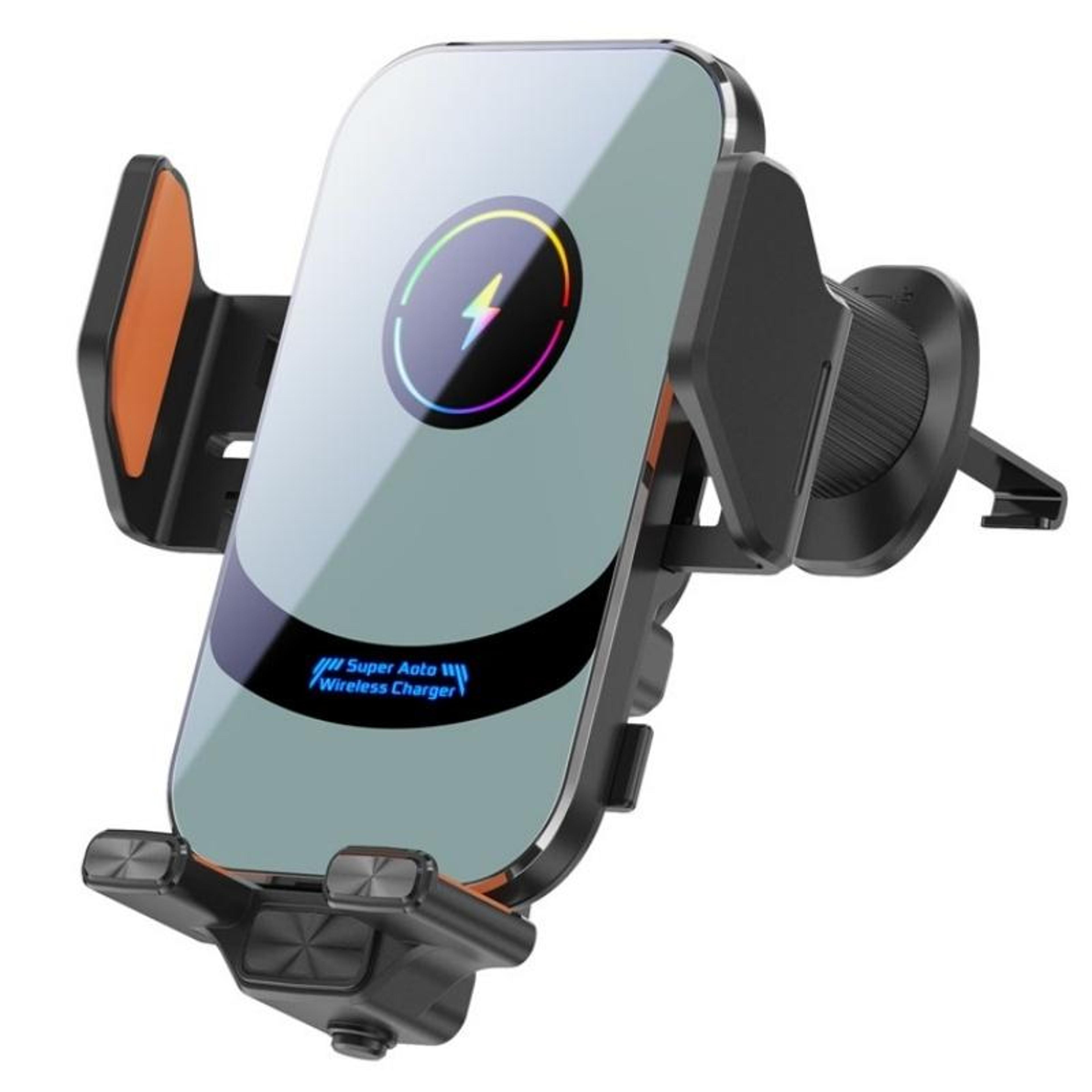 X16 Magnetic Car Phone Mount Smart Sensor Wireless Car Charger Auto Clamp Fast Charging Holder 0