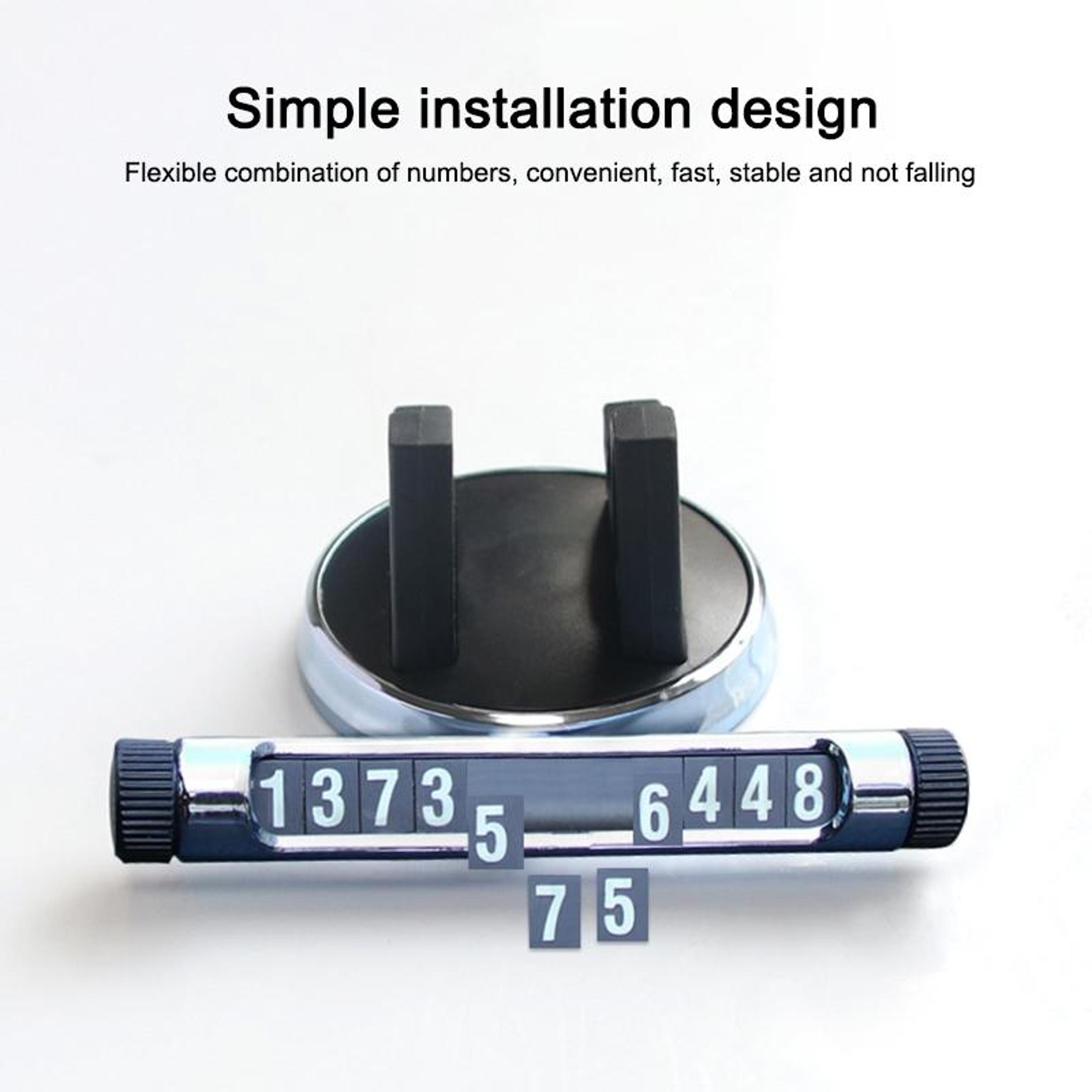 360 Degree Car Phone Holder Dashboard Mount With Temporary Parking Card 5