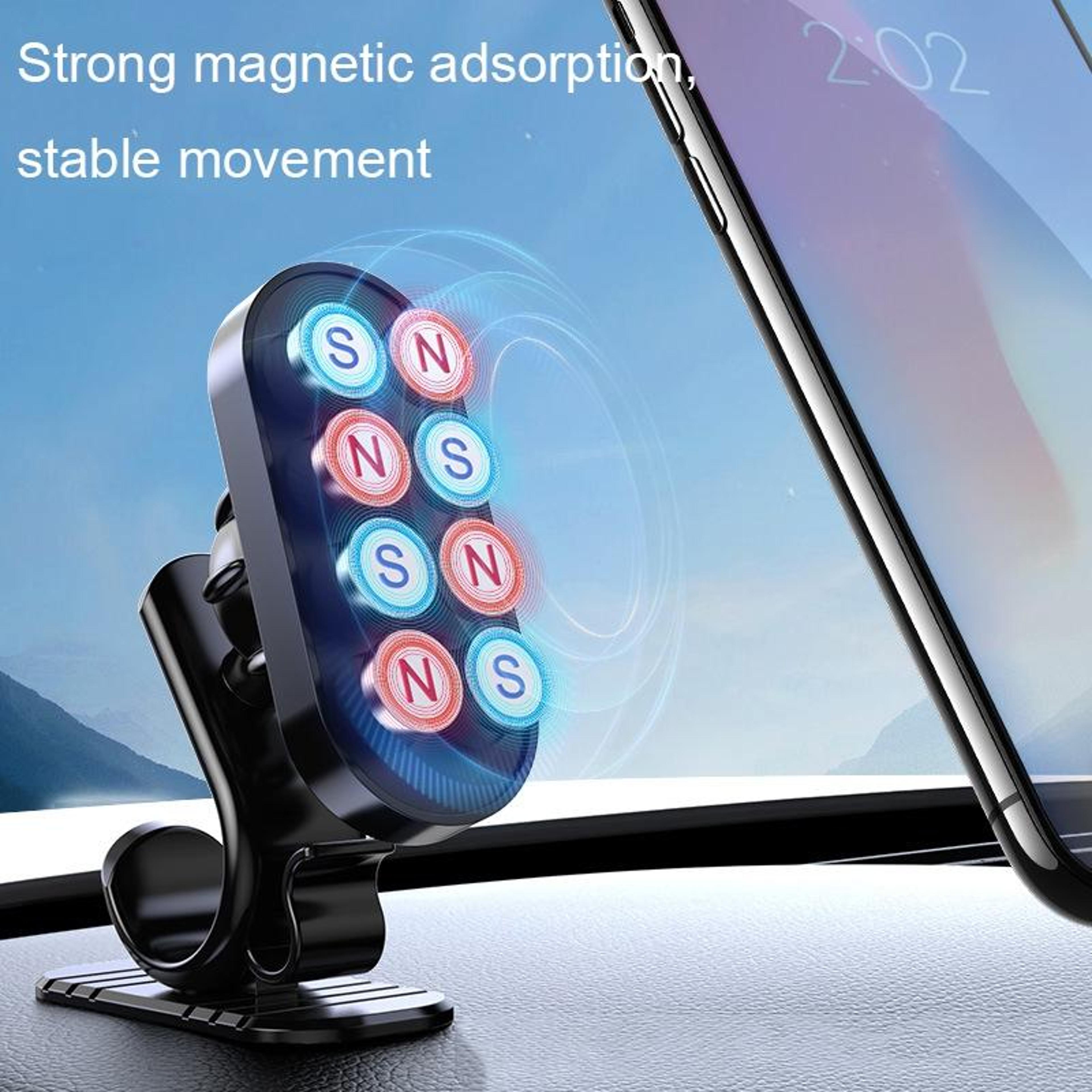 360 Rotating Magnetic Car Phone Holder Adjustable Dashboard Windshield Phone Mount 2
