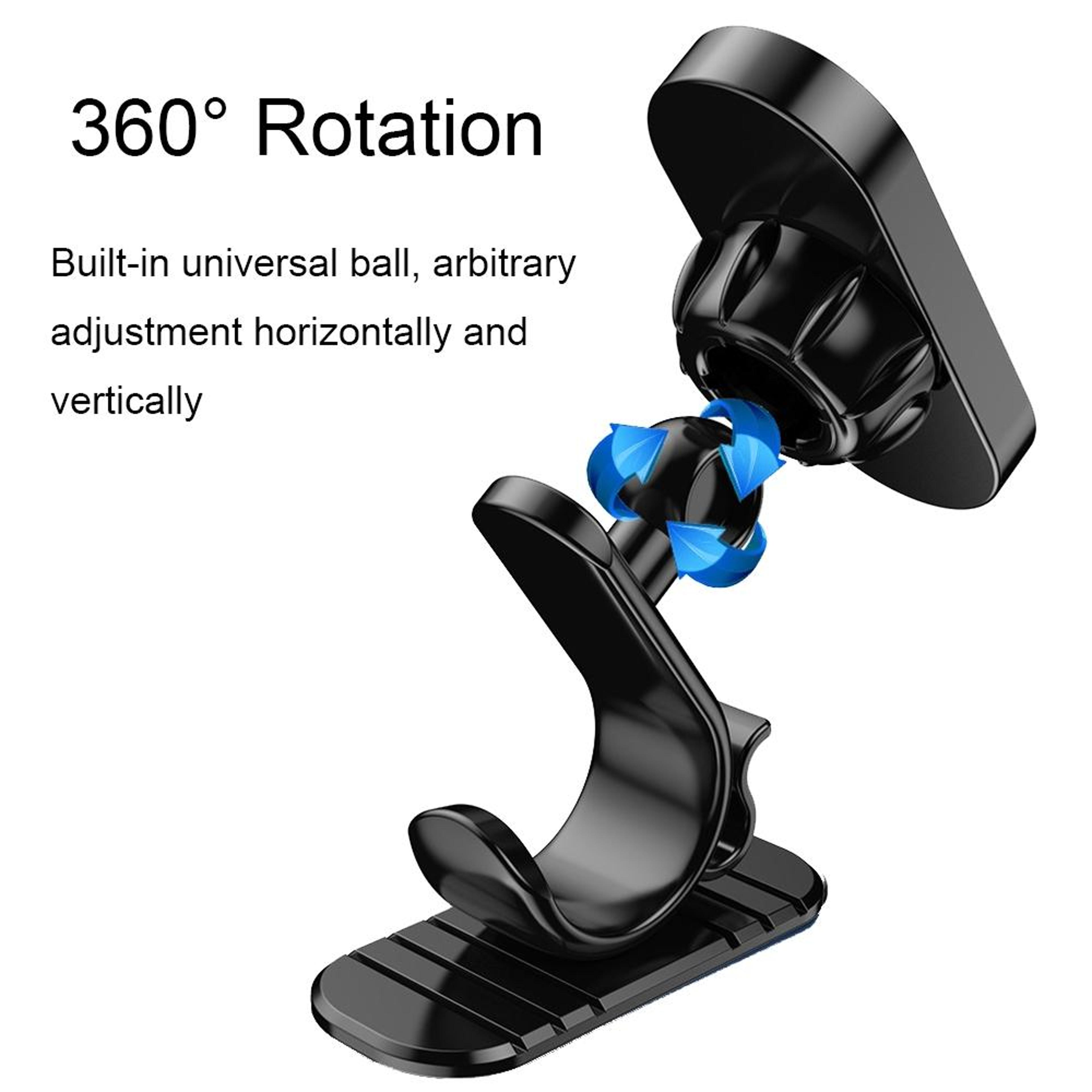 360 Rotating Magnetic Car Phone Holder Adjustable Dashboard Windshield Phone Mount 3