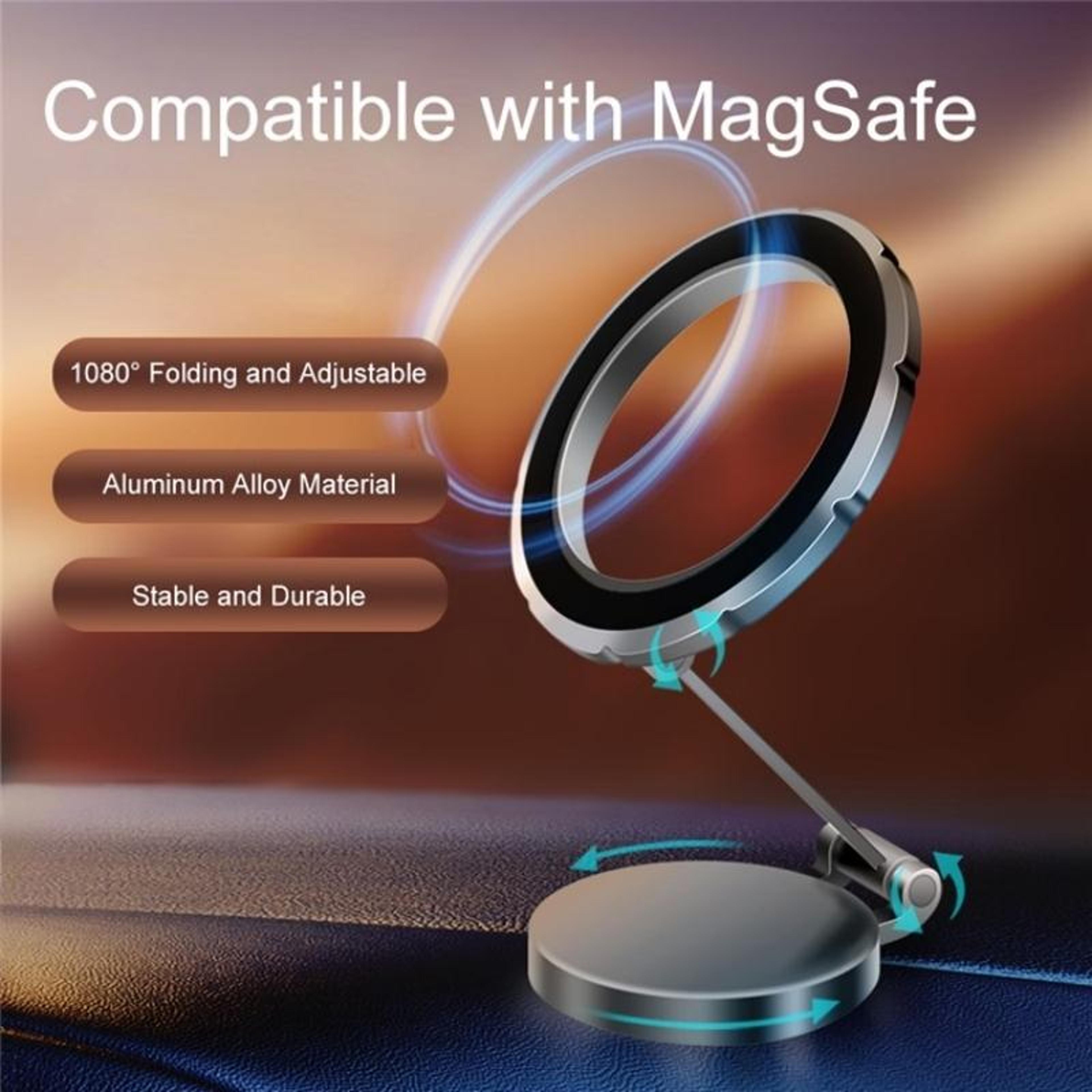 Foldable Magnetic Car Phone Holder Dashboard Suction Cup MagSafe Car Mount 1