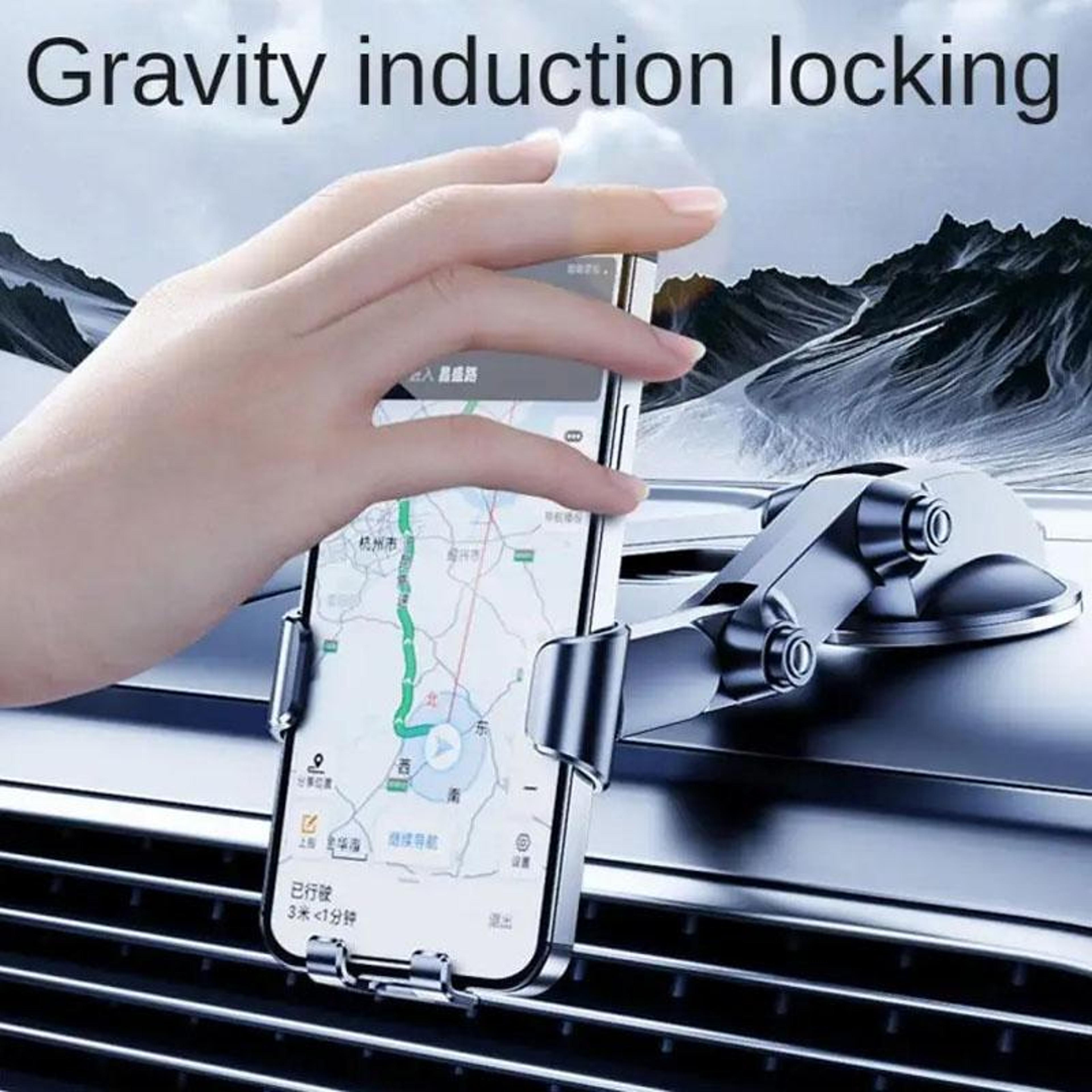 Gravity Auto Lock Car Phone Mount Dashboard Windshield Air Vent Holder 2