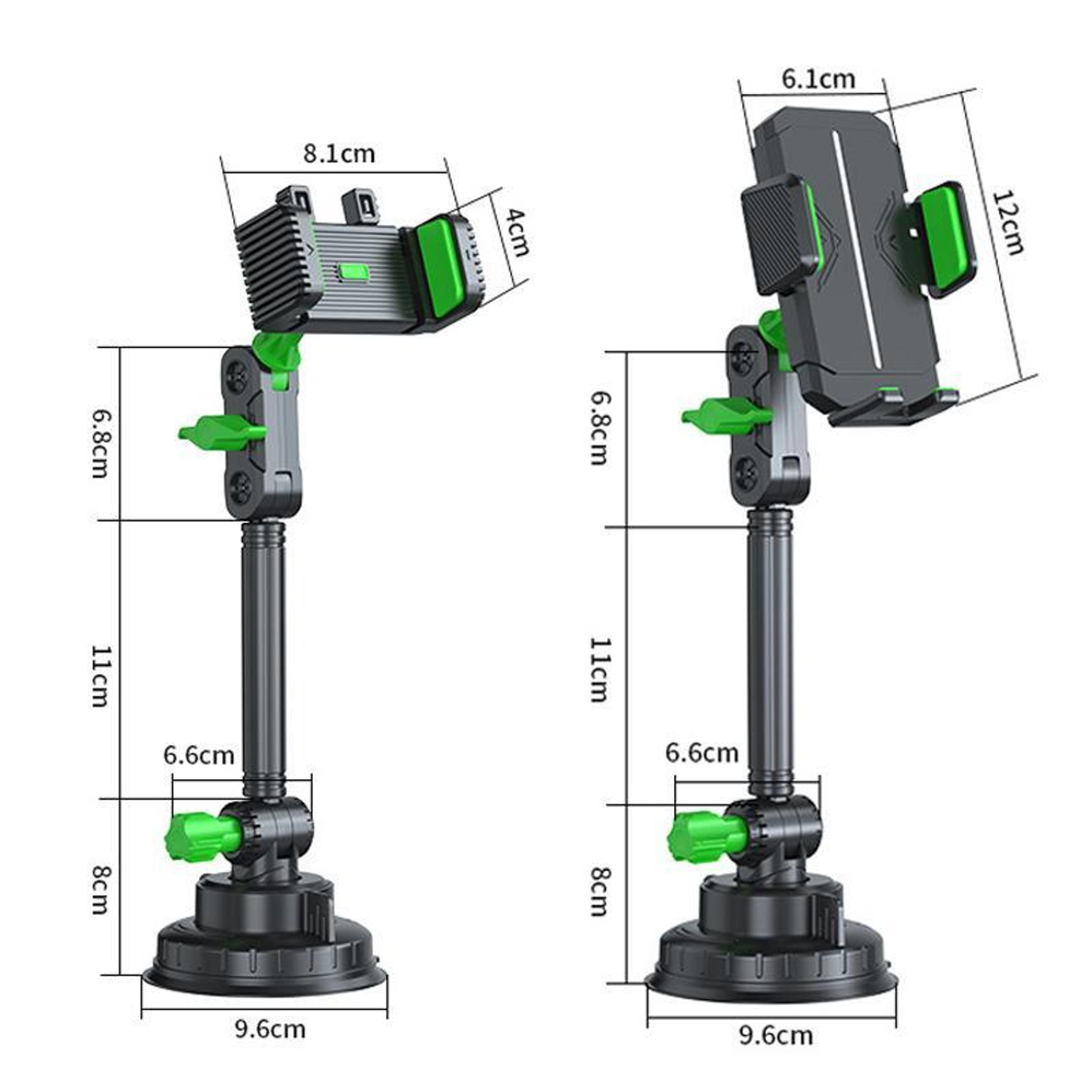 Powerful Car Phone Holder Windshield Suction Cup Phone Holder Adjustable Navigation Mount 4