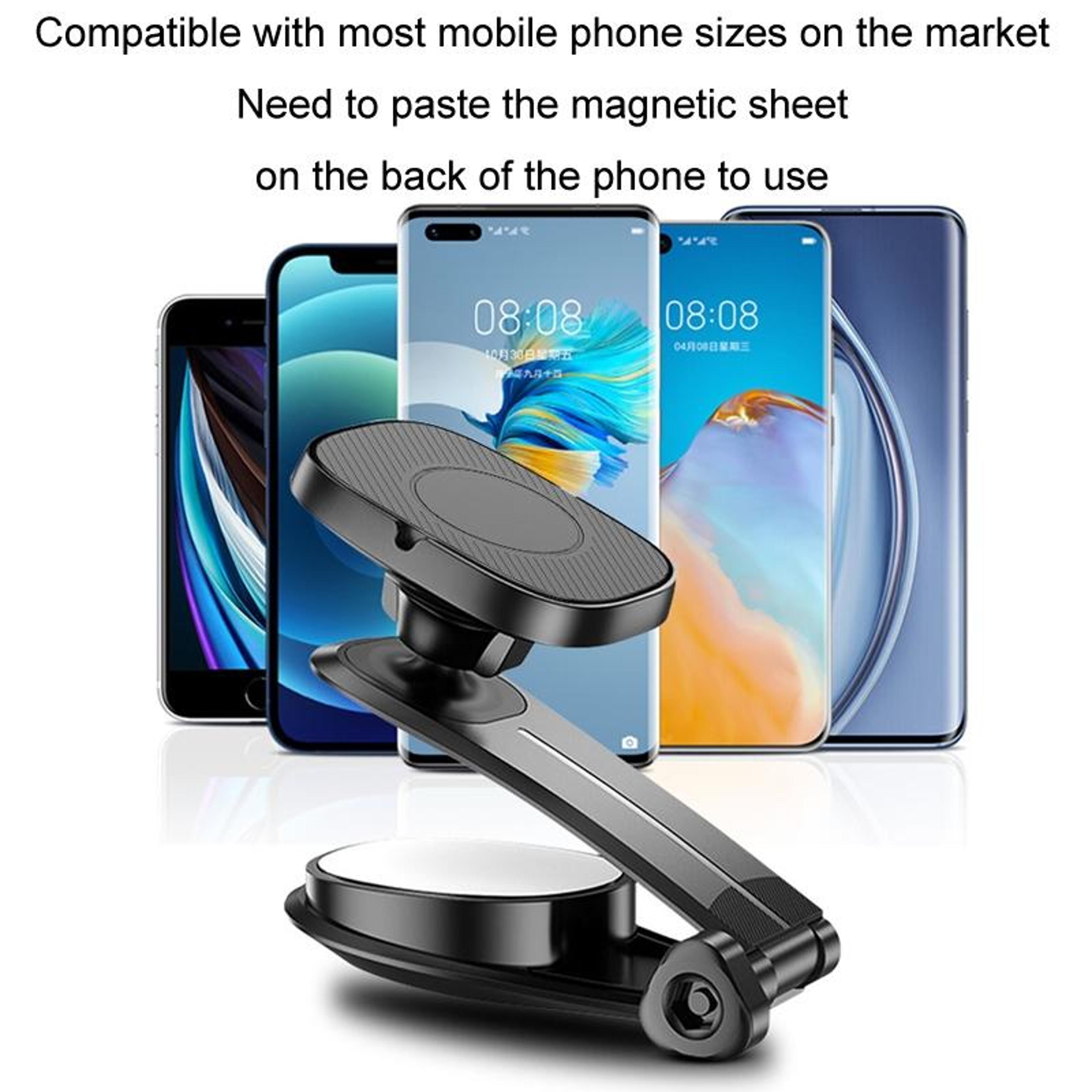 Multi Angle Magnetic Car Phone Holder Adjustable Dashboard Mount For 47 To 7 Inch Smartphones 3