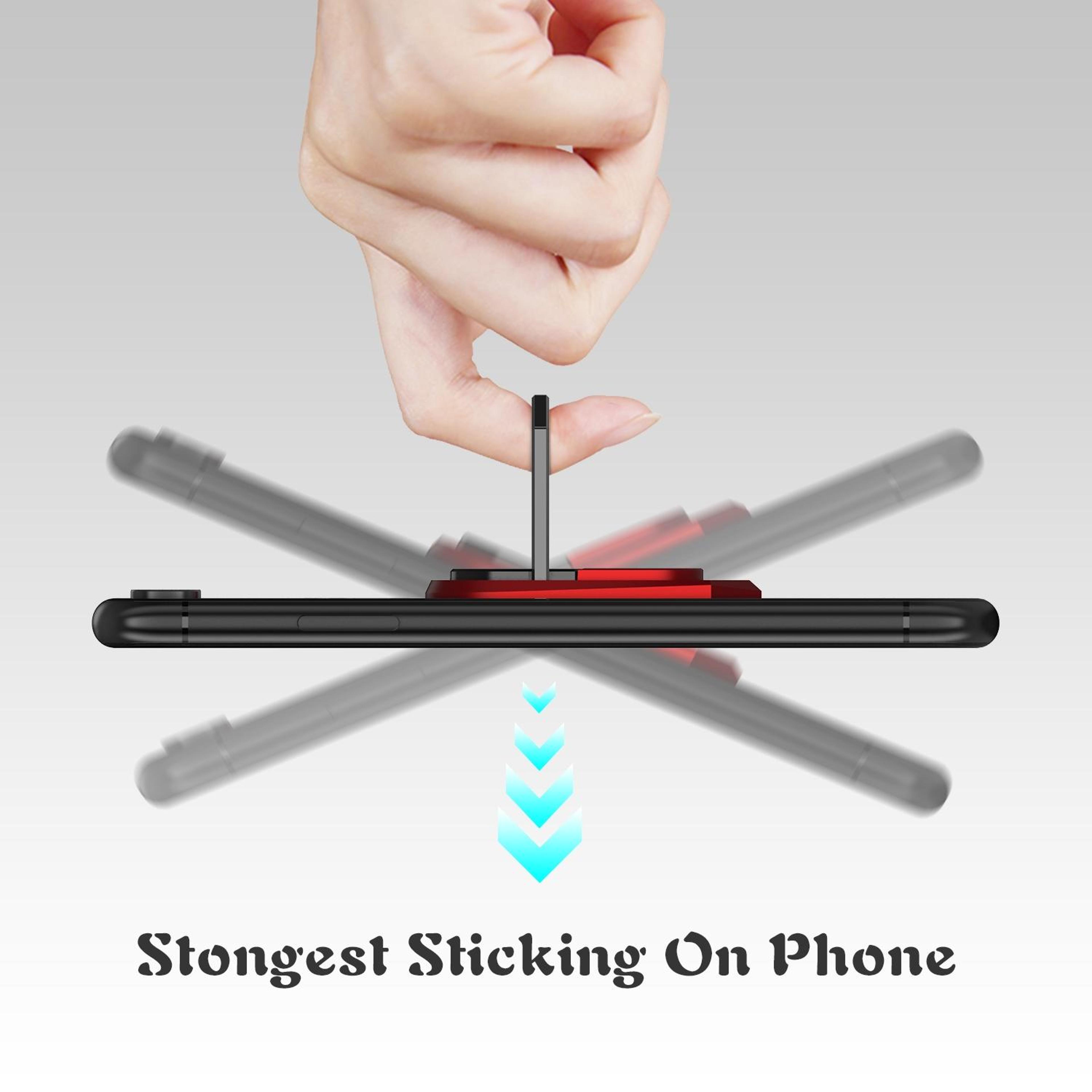 Universal Magnetic Phone Ring Holder 360 Rotating Foldable Phone Grip Stand With Strong Adhesive 3