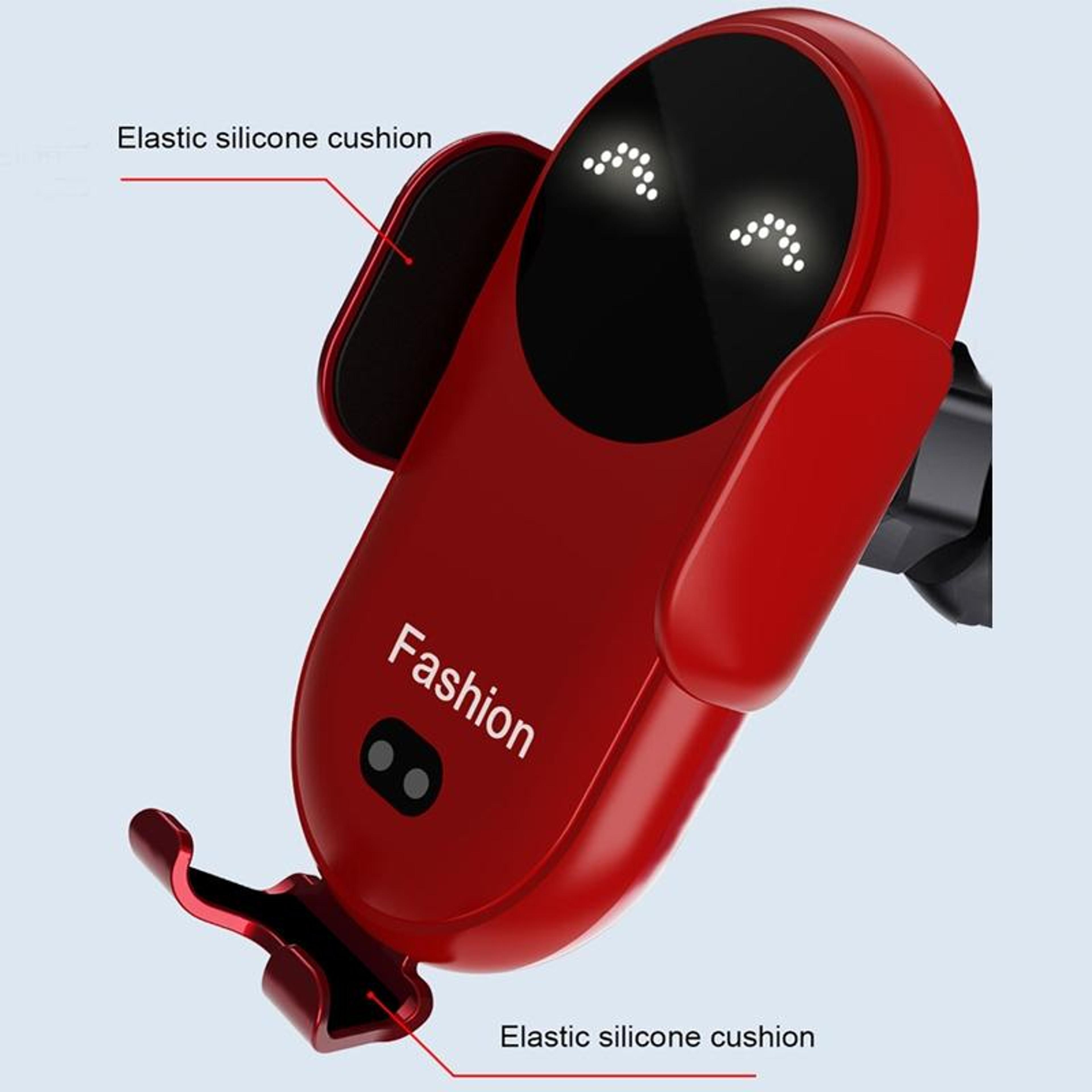 S11 Wireless Car Charger Smart Infrared Sensor Auto Clamping Fast Charging Phone Mount 3
