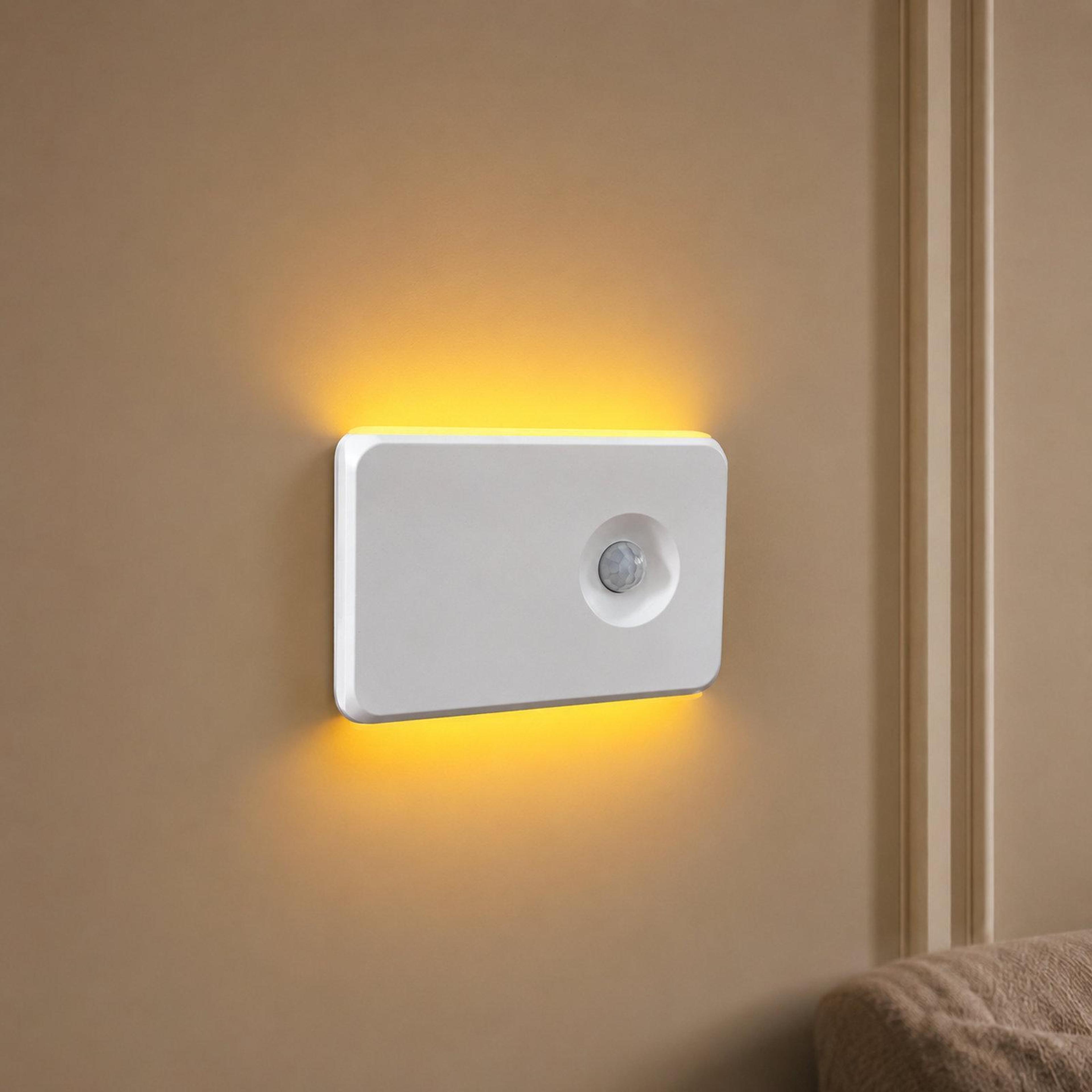 Rechargeable Motion Sensor Night Light Magnetic LED Wall Sconce For Hallway Bedroom And Stairs 0