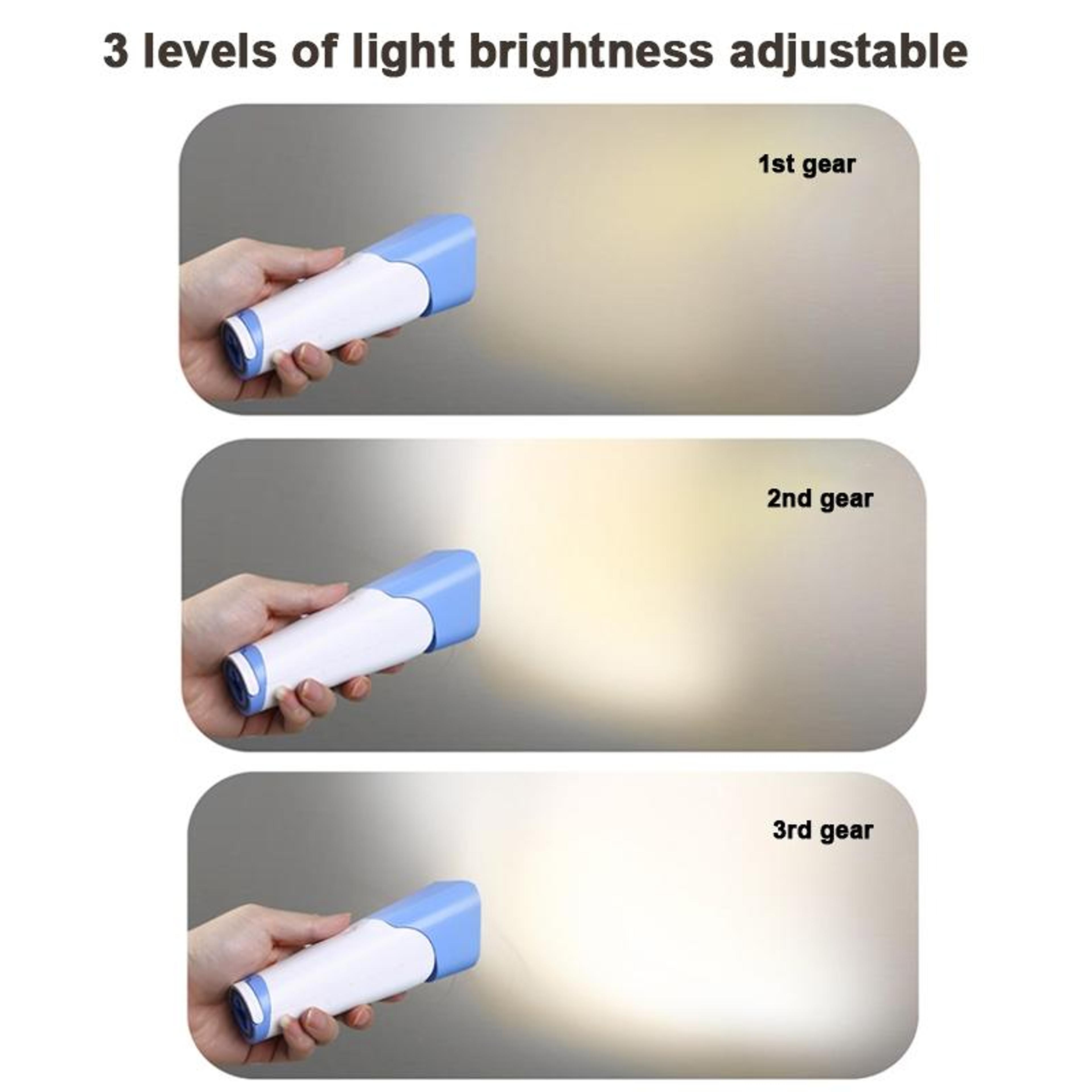 Rechargeable Desk Lamp LED Camping Lamp Foldable Wall Mounted Bedside Light 5