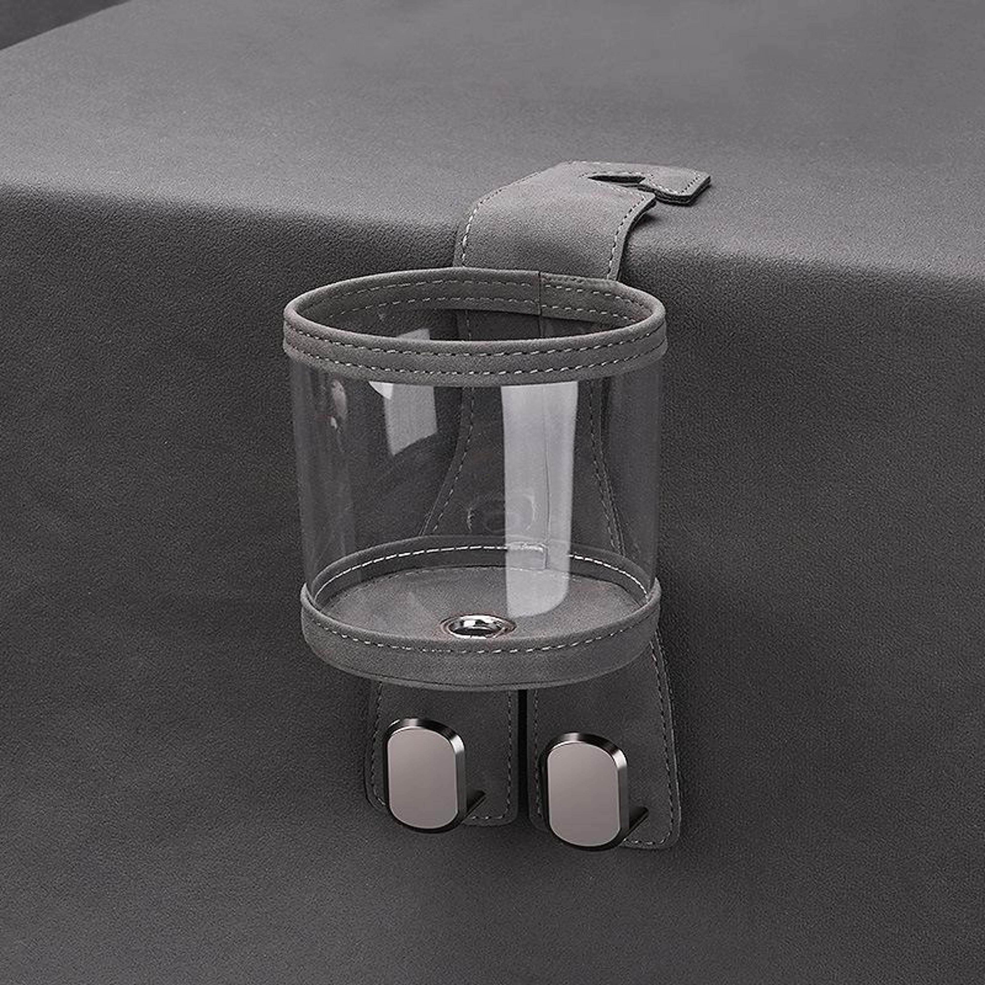 Universal Car Headrest Cup Holder With Seat Back Organizer Hook Dual Storage For Bags Drinks And Es 9