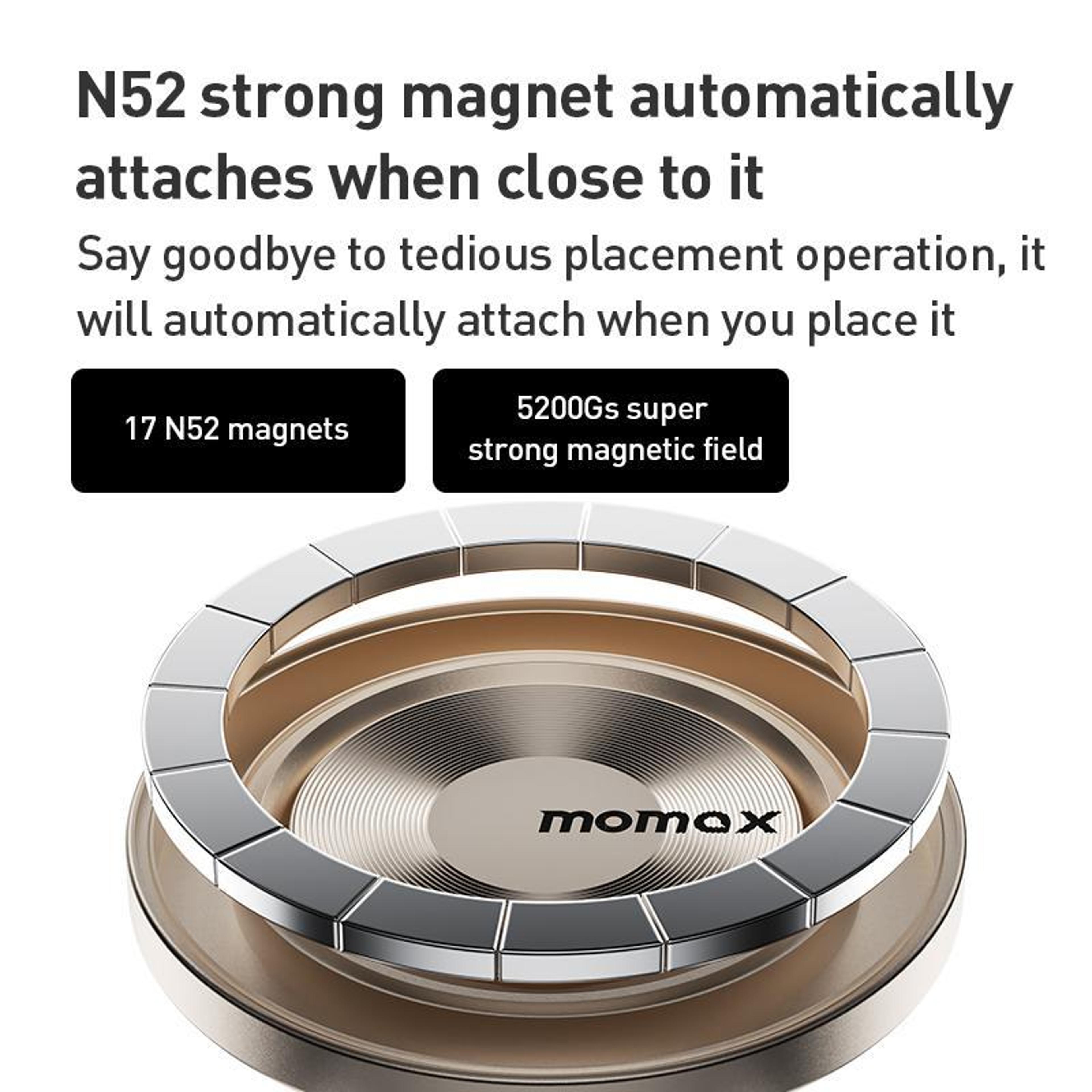 CM35 Magnetic Car Phone Holder With Hidden Car Aromatherapy Holder And 360 Degree Vent Mount 4