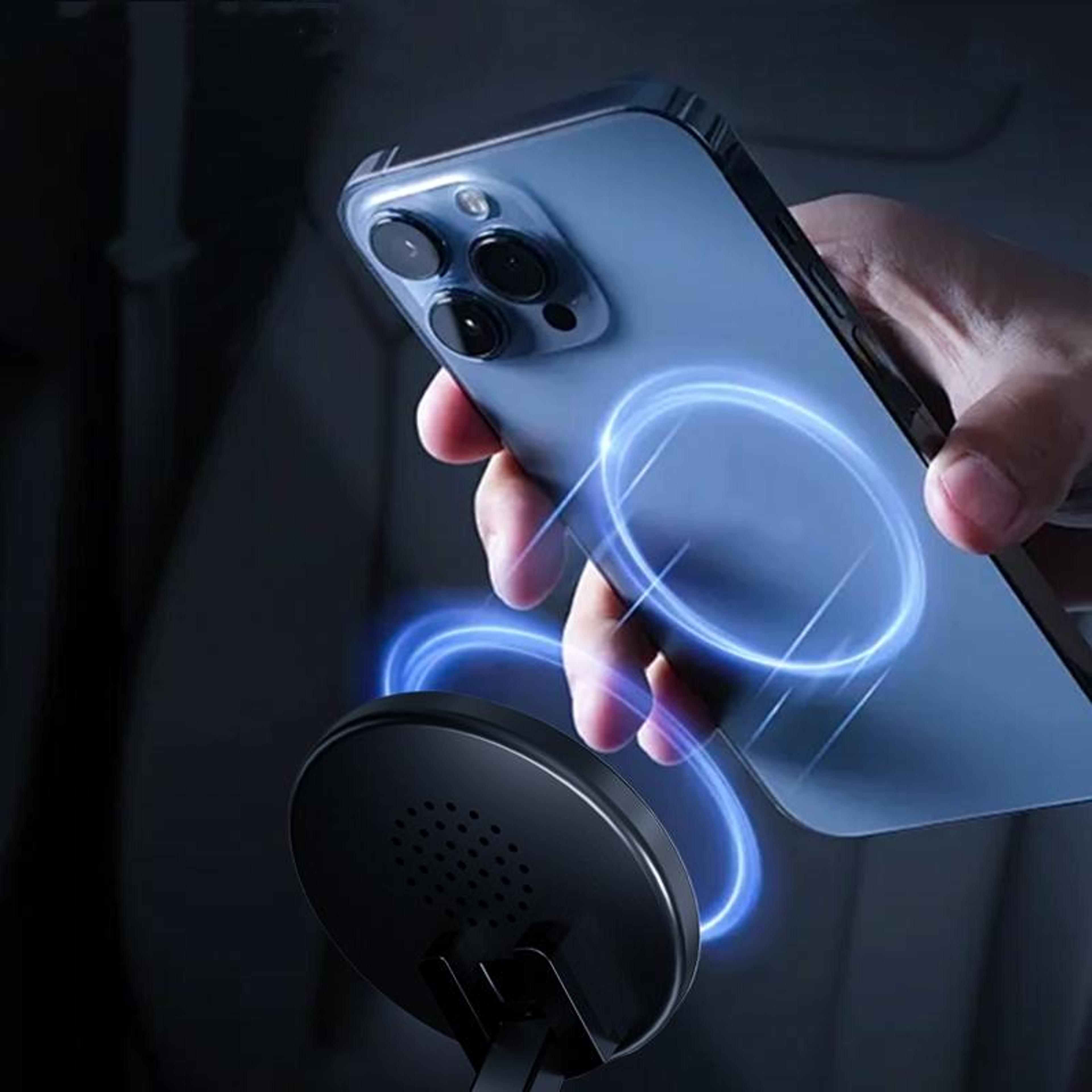 Magnetic Phone Mount Vacuum Suction Car Dashboard Phone Holder With 360 Rotating Navigation Stand 8