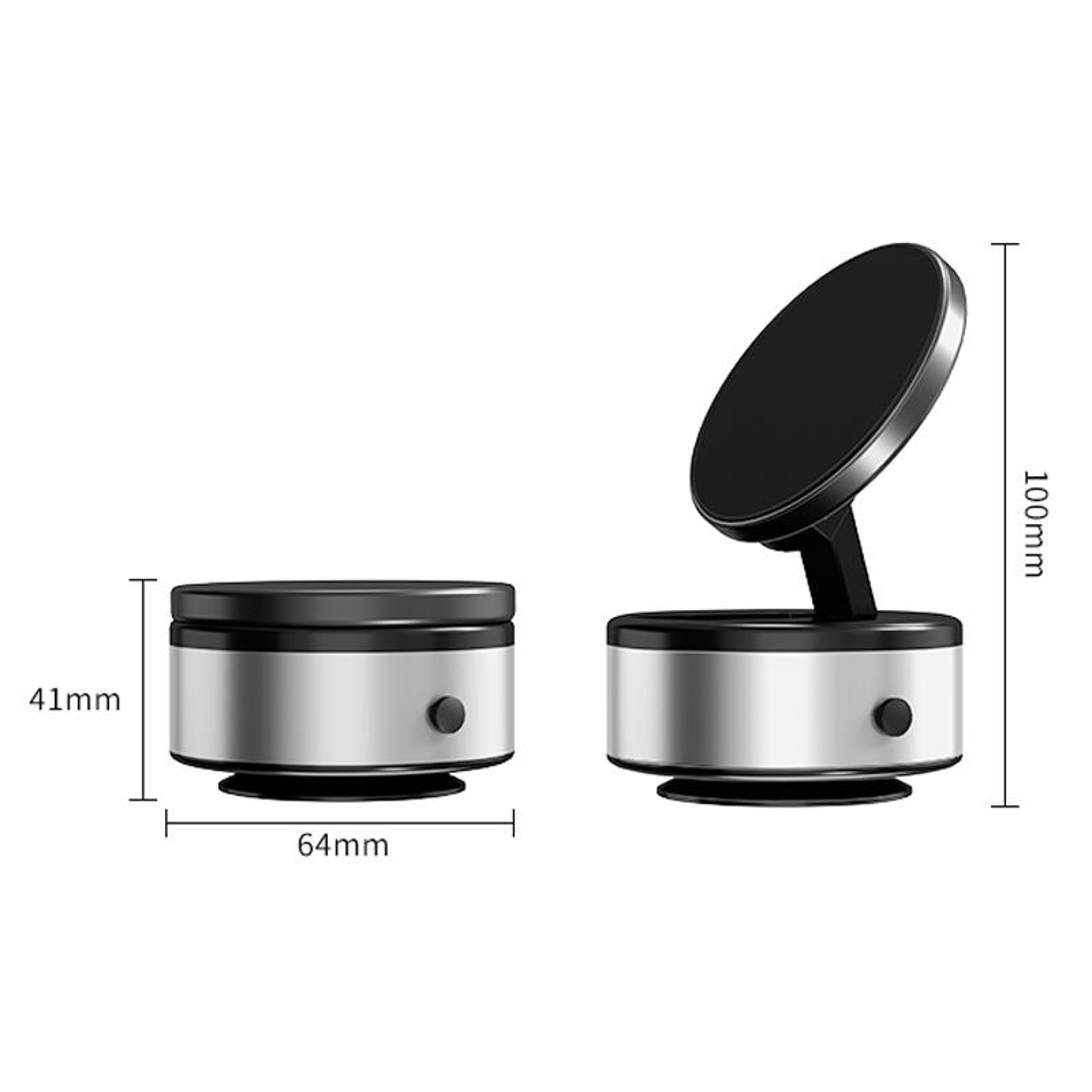 Magnetic Phone Mount Vacuum Suction Car Dashboard Phone Holder With 360 Rotating Navigation Stand 1