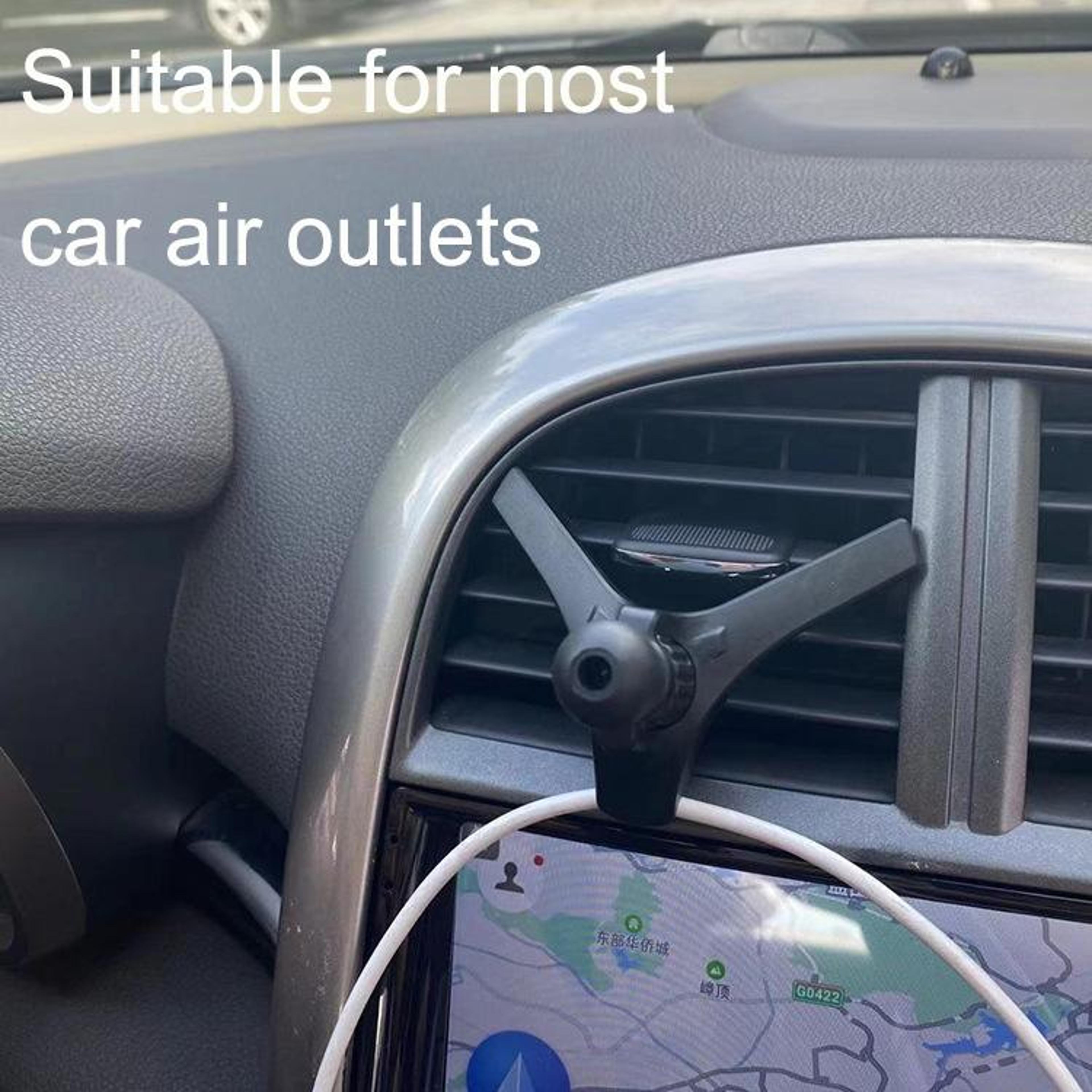 Universal Car Phone Mount 360 Air Vent Phone Holder With Rotating Metal Hook 5