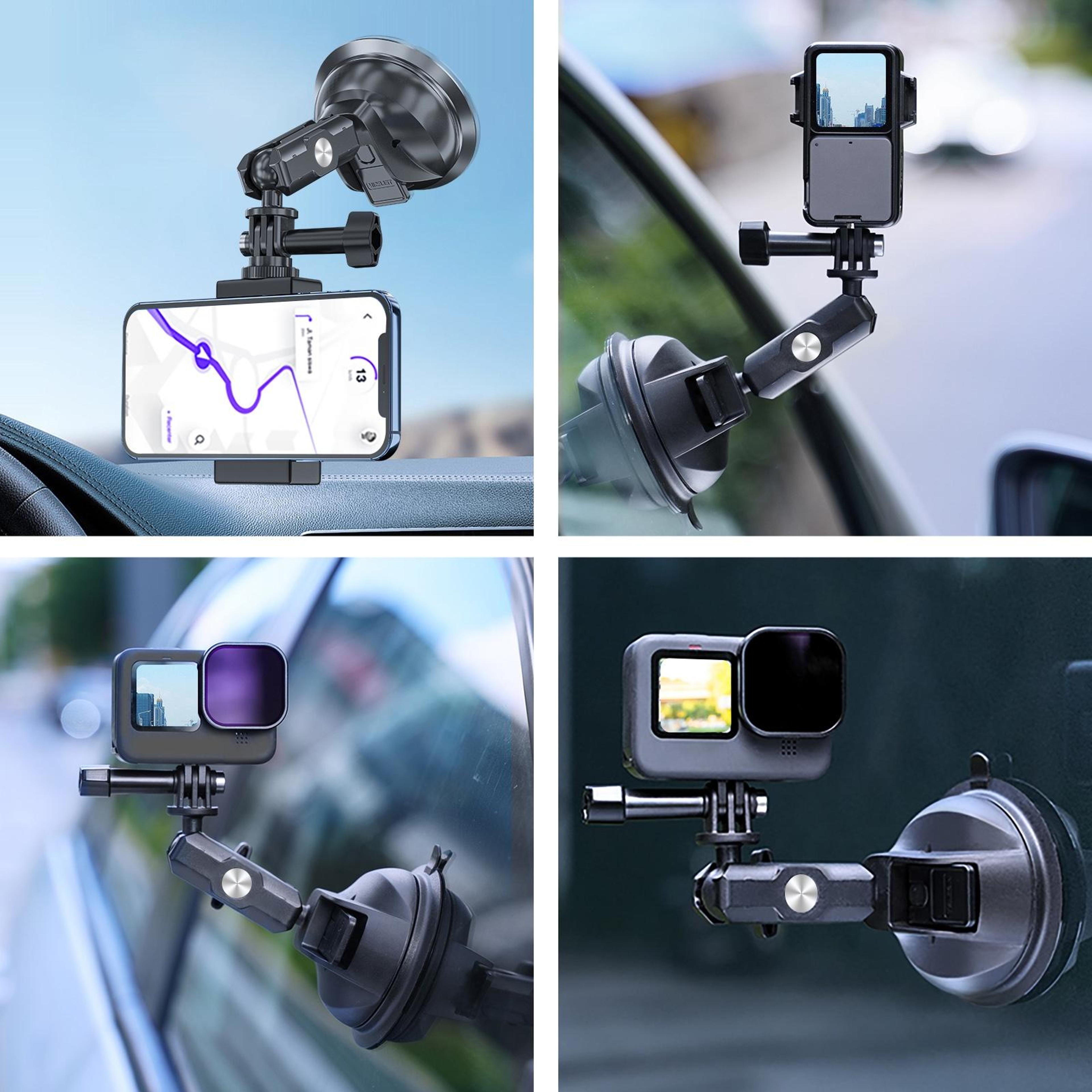 Action Camera Suction Cup Mount 360 Degree Adjustable Car Camera Holder 2