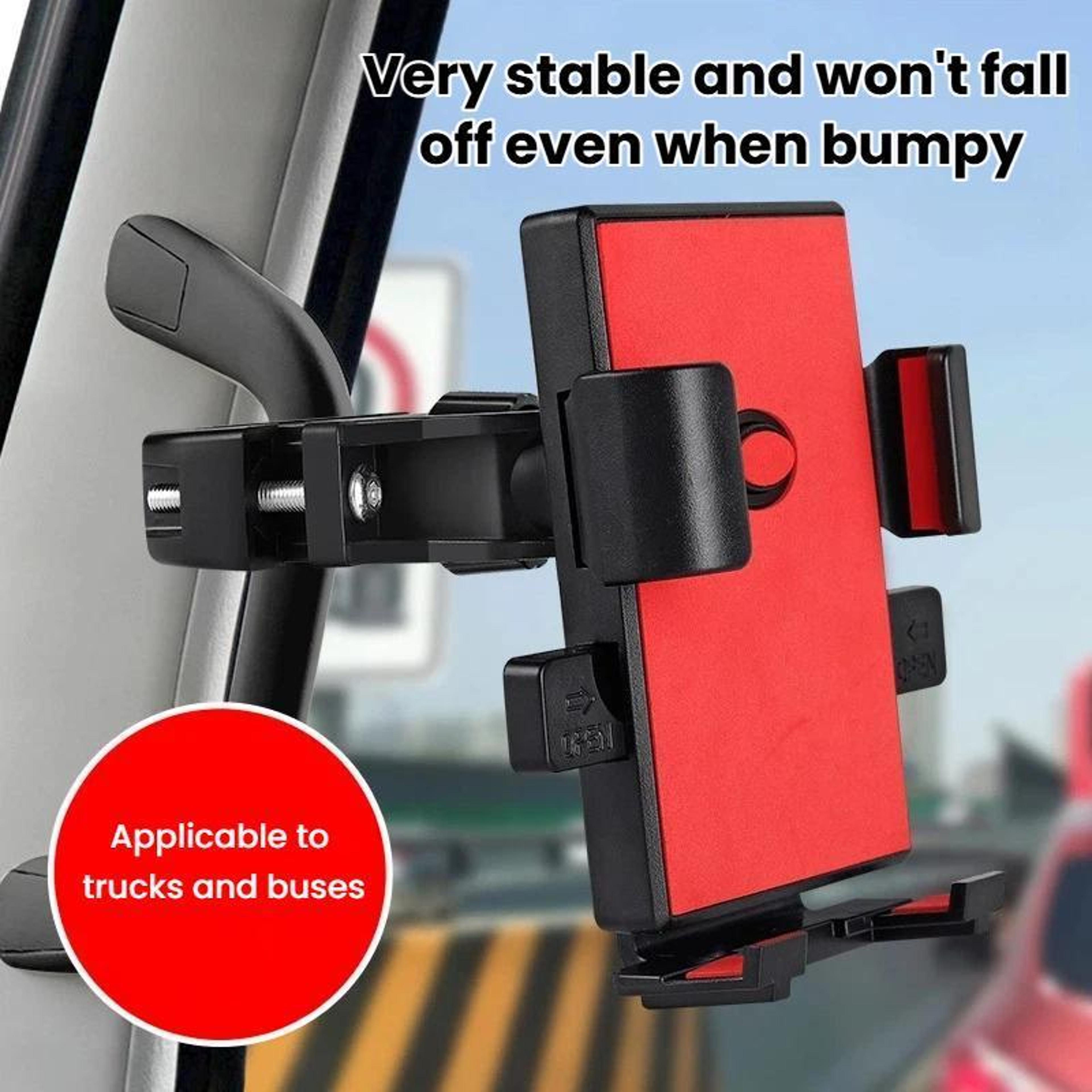 Anti Shake Truck Phone Holder Handlebar Car Phone Mount For Secure Navigation 1