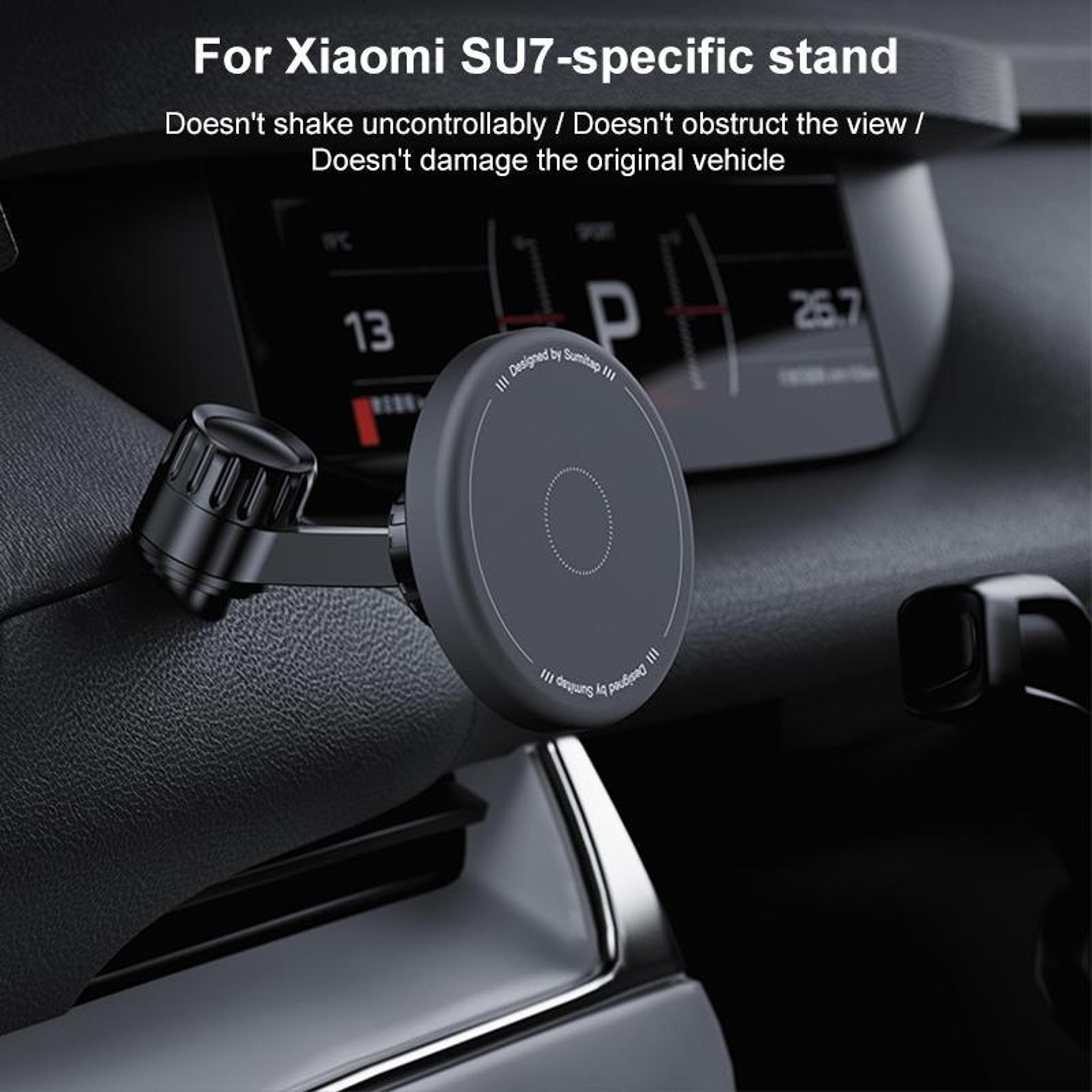 Magnetic Car Phone Holder Dashboard Mount For Xiaomi SU7 And YU7 Secure Magnetic Car Phone Mount 1