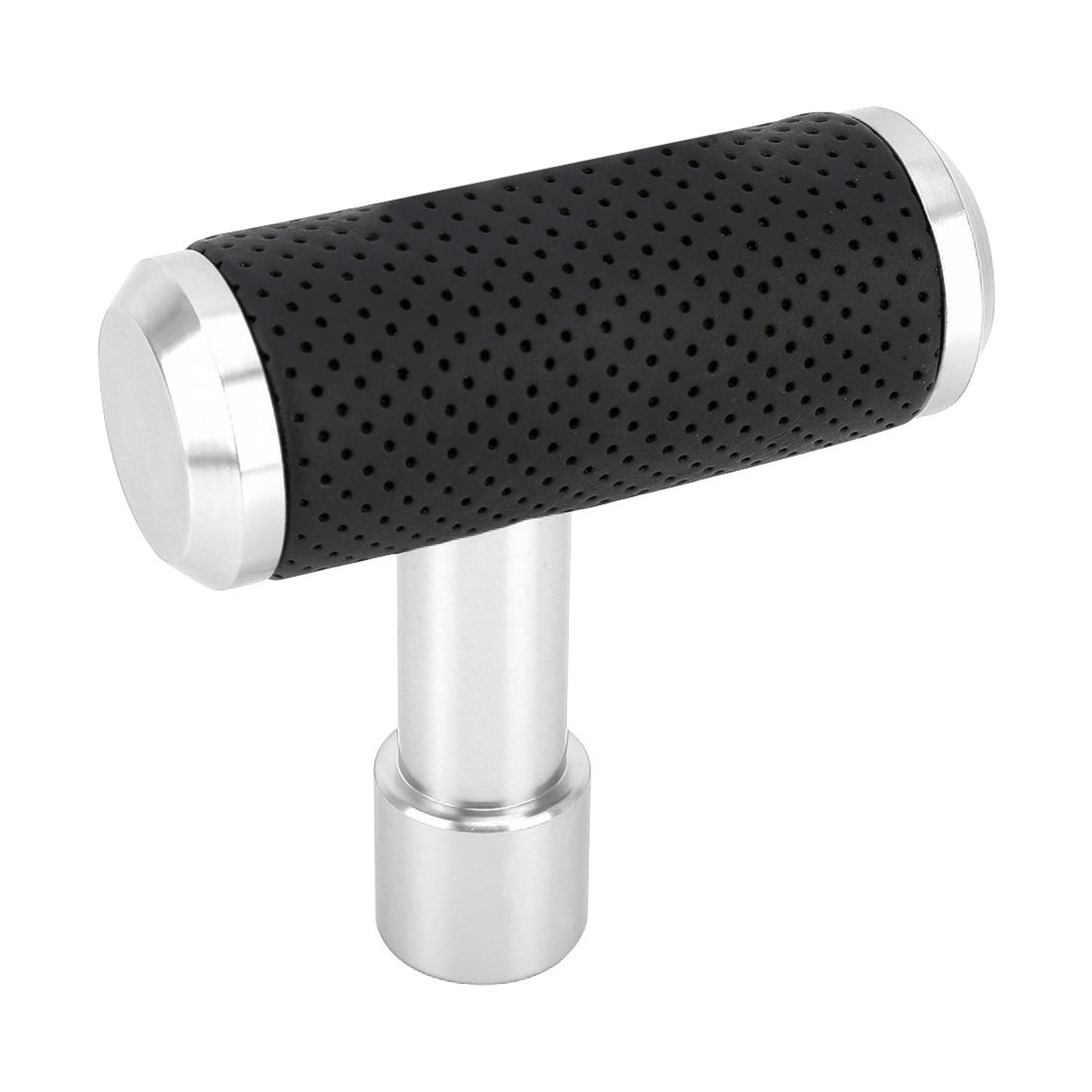 Universal Car Gear Shift Knob T Handle Metal Leather Manual Shifter Knob 8