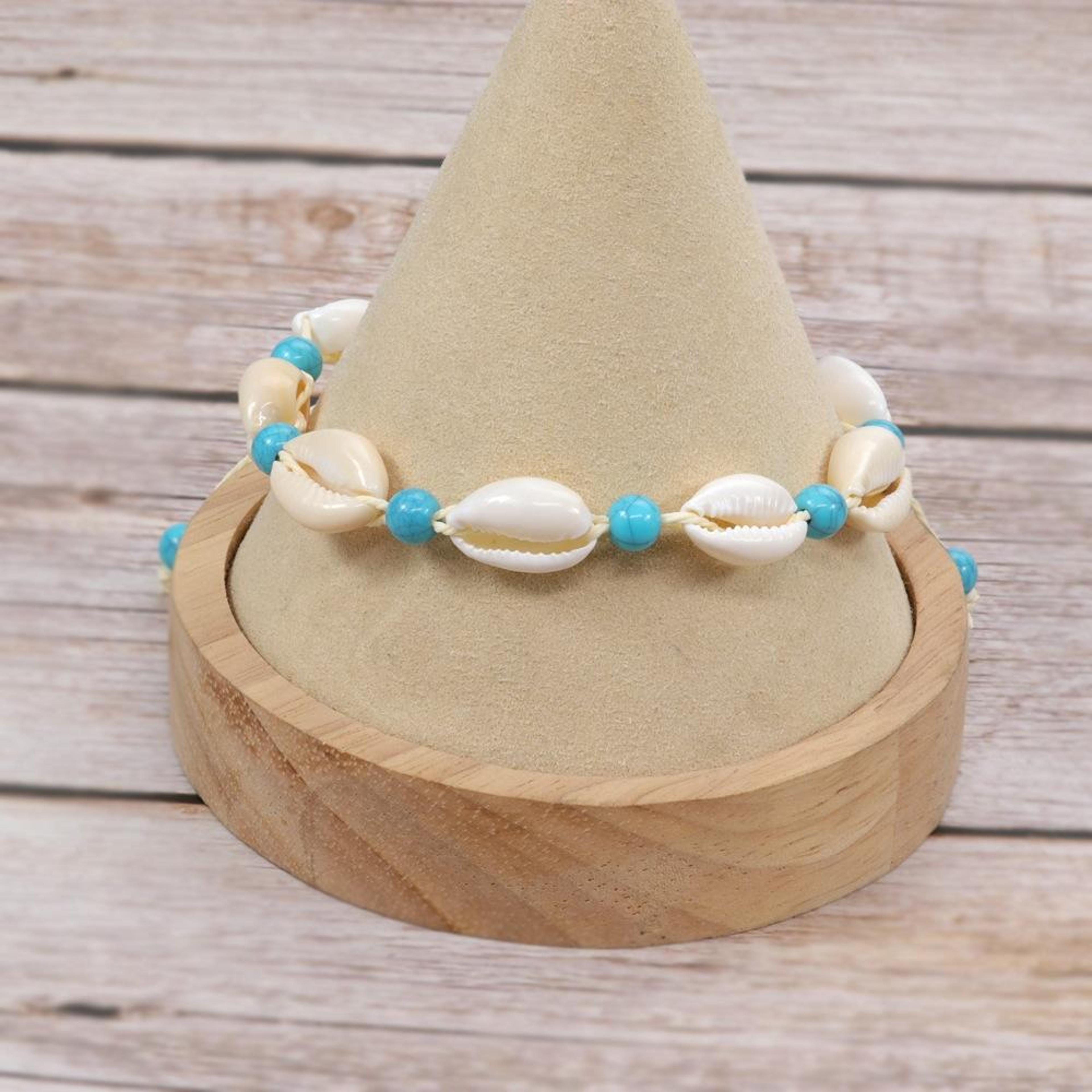 Handmade Shell Bracelet Adjustable Braided Rope Bracelet For Women And Men 4