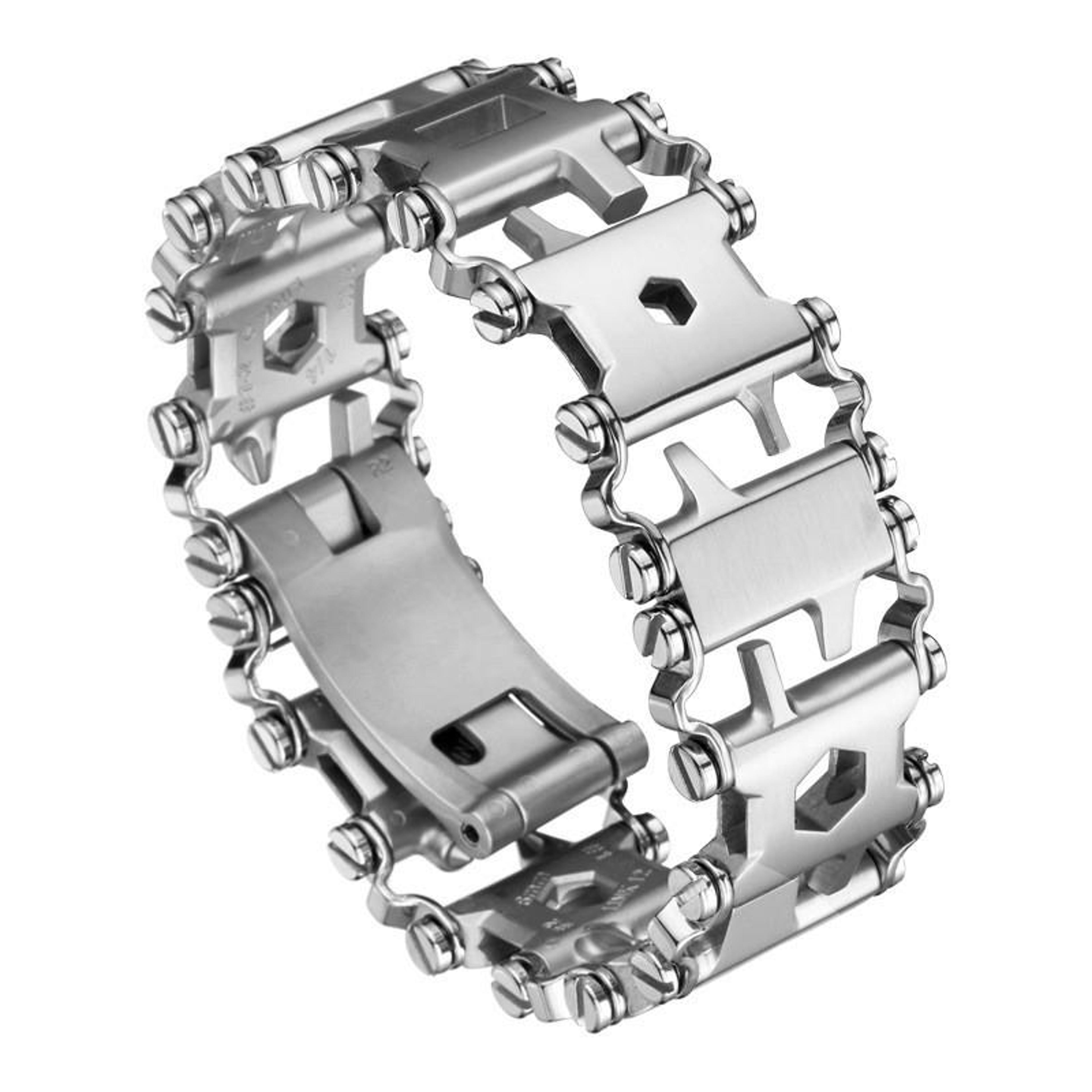 Multifunctional Survival Bracelet Stainless Steel Outdoor Tool Bracelet For Hiking Camping And Ever 12