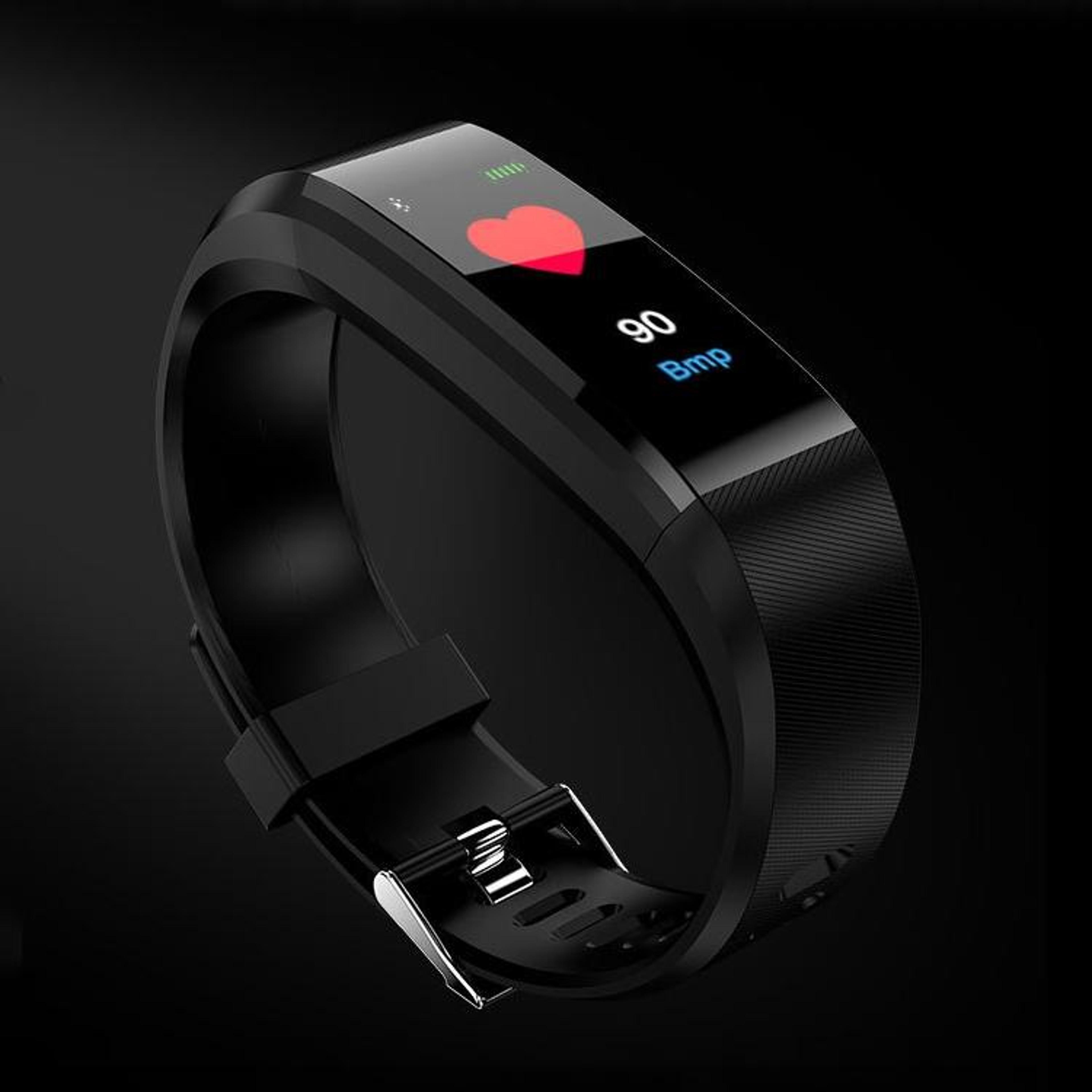 115Plus Smart Fitness Tracker With OLED Display Heart Rate Monitor Sleep Tracker Bluetooth Bracelet 9